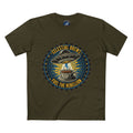 Cosmic Grind T-Shirt — “Fuel the Rebellion” Retro Sci-Fi Coffee Graphic Tee Printify