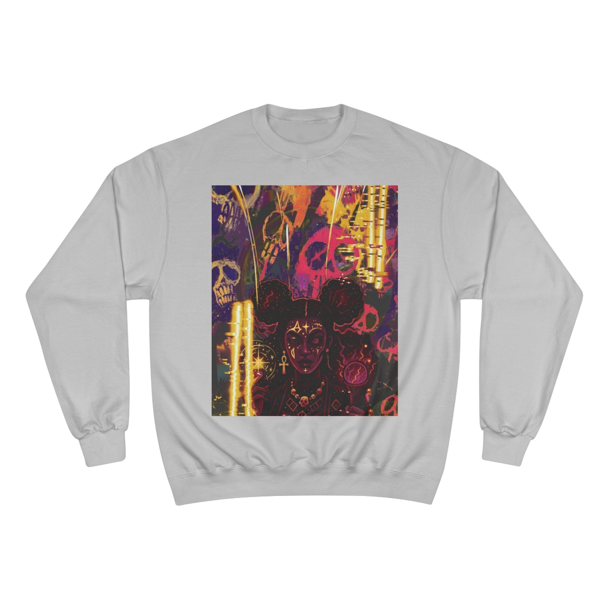 Celestial Flow Champion Sweatshirt — Stellar Moon & Star Pullover