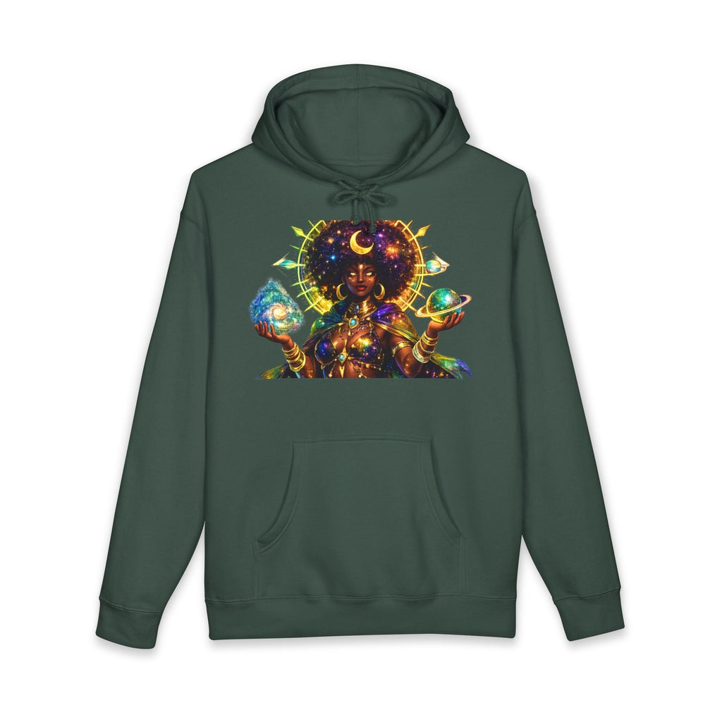 Celestial Goddess Hoodie – Afrocentric Cosmic Streetwear Hoodie Printify