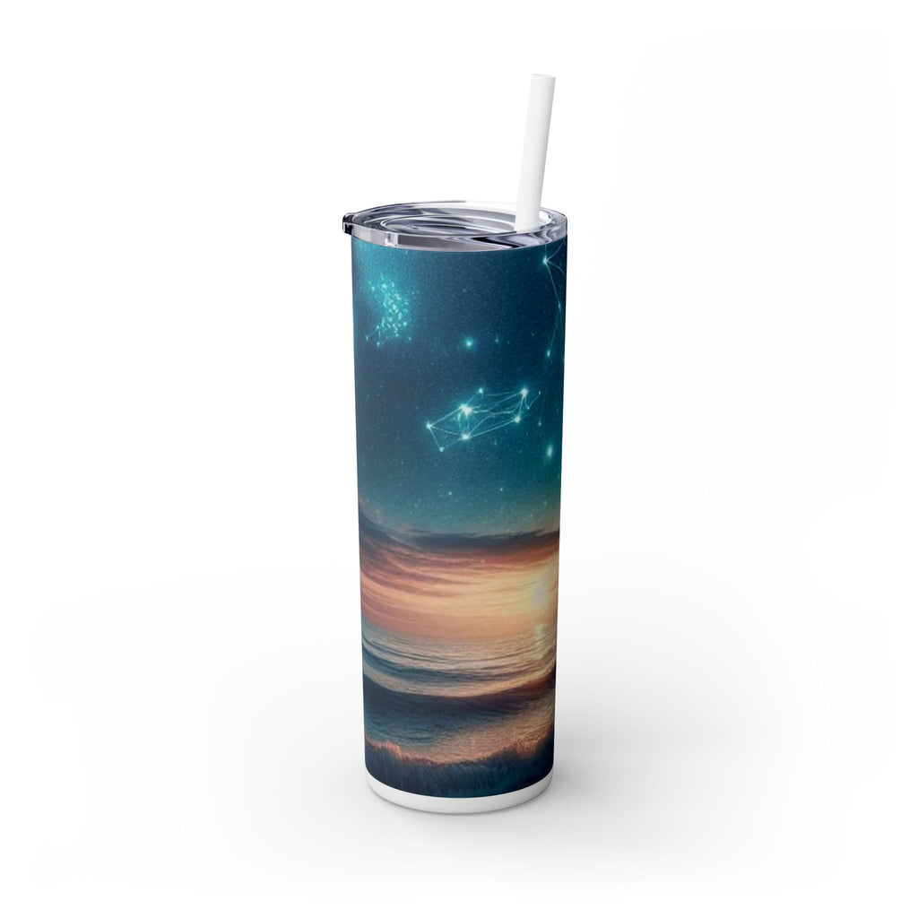 Skinny Tumbler with Straw, 20oz Printify