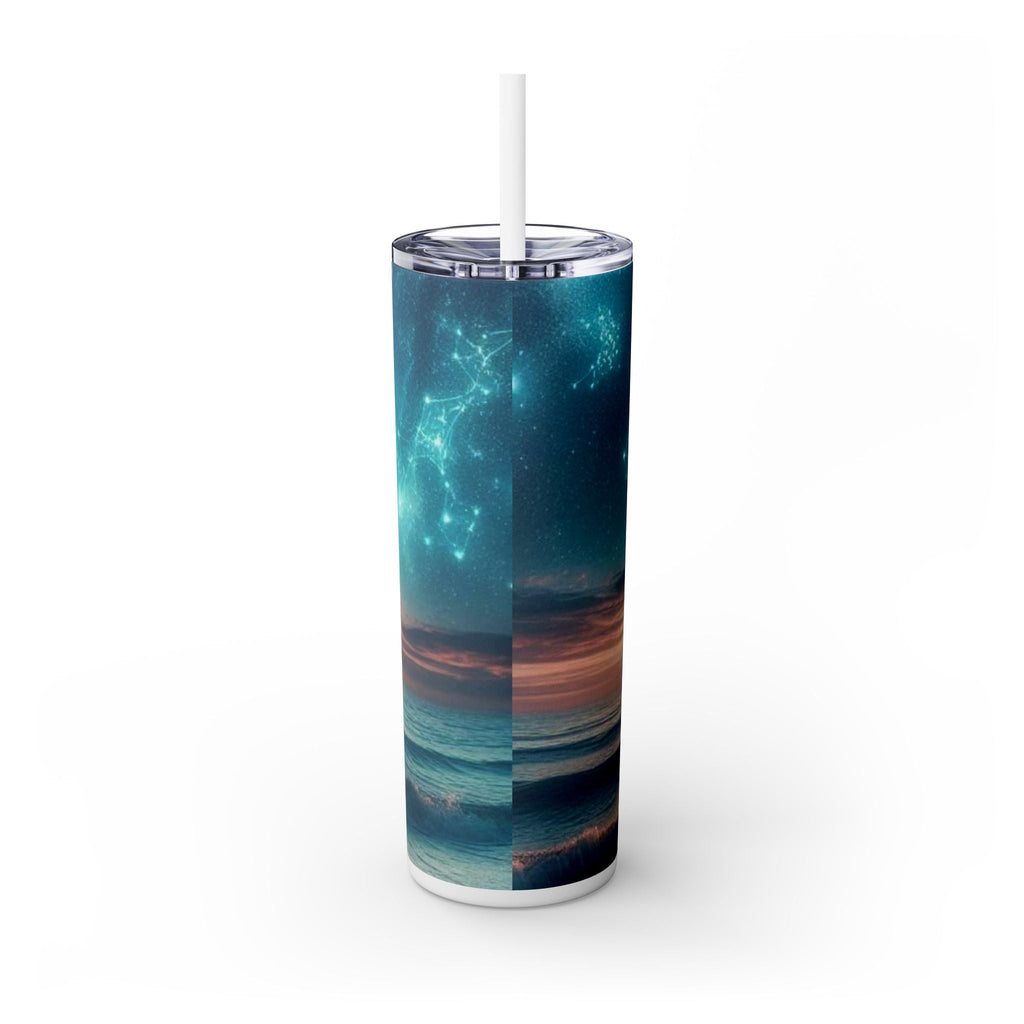Skinny Tumbler with Straw, 20oz Printify