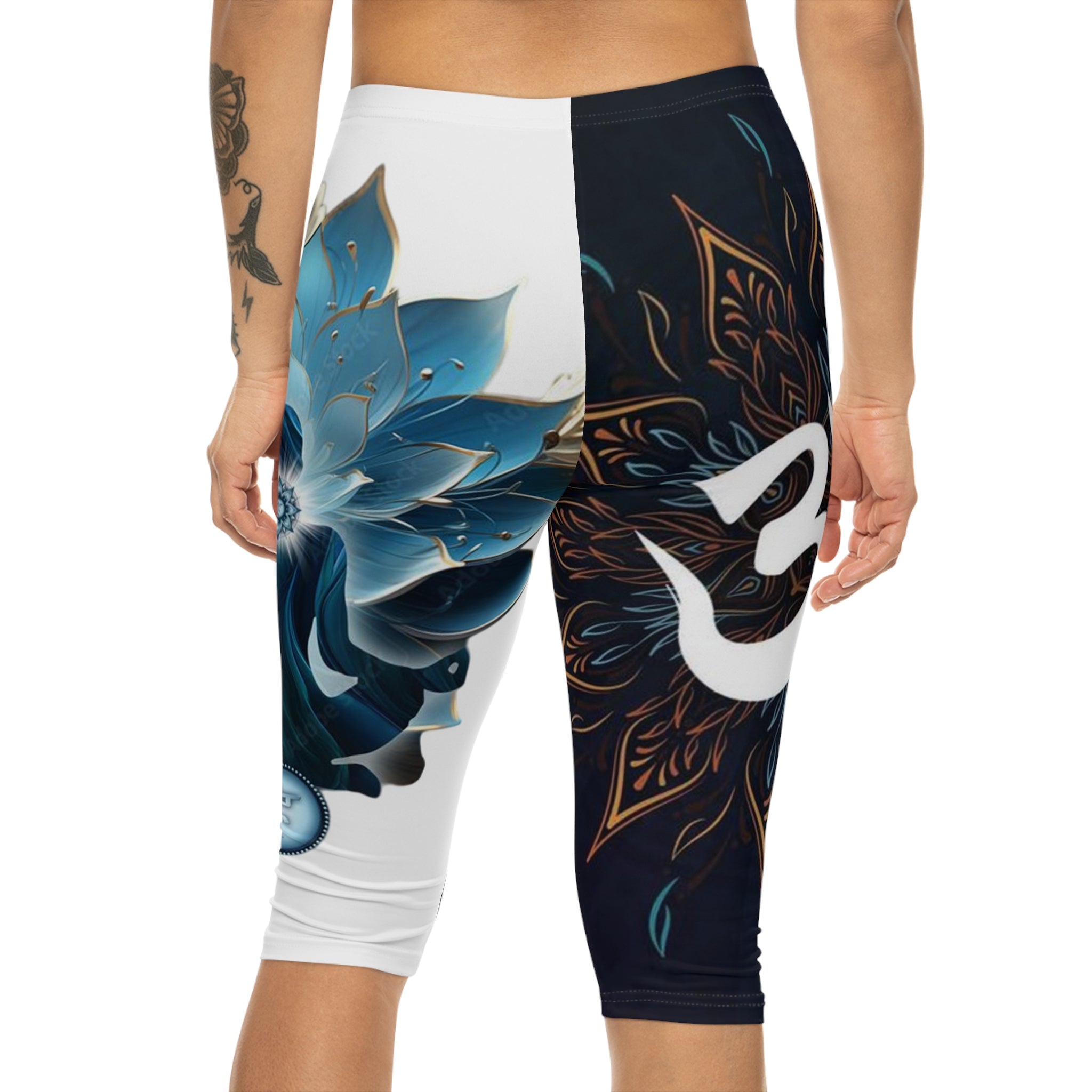 Chakras Capri Leggings Women’s Capri Leggings (AOP)