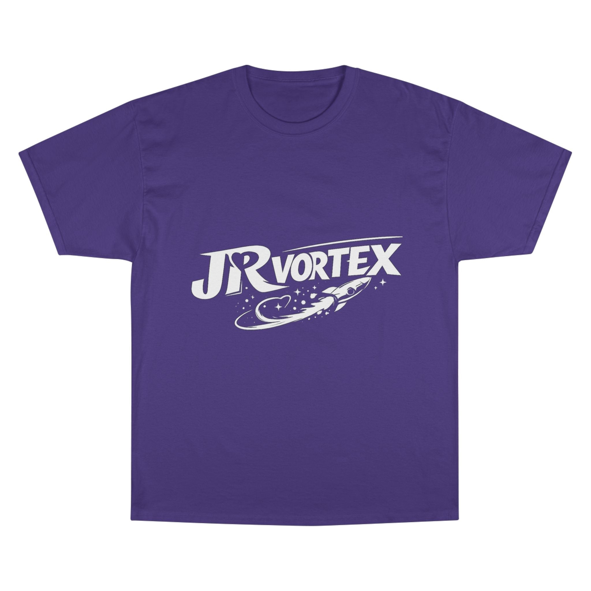 Champion T-Shirt — JR Vortex Retro Sports Logo Tee Printify