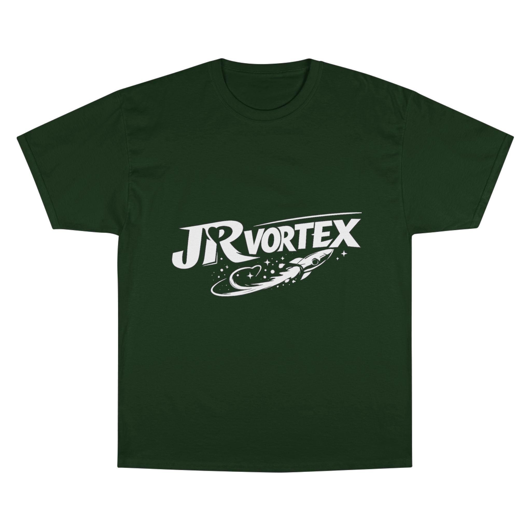 Champion T-Shirt — JR Vortex Retro Sports Logo Tee Printify