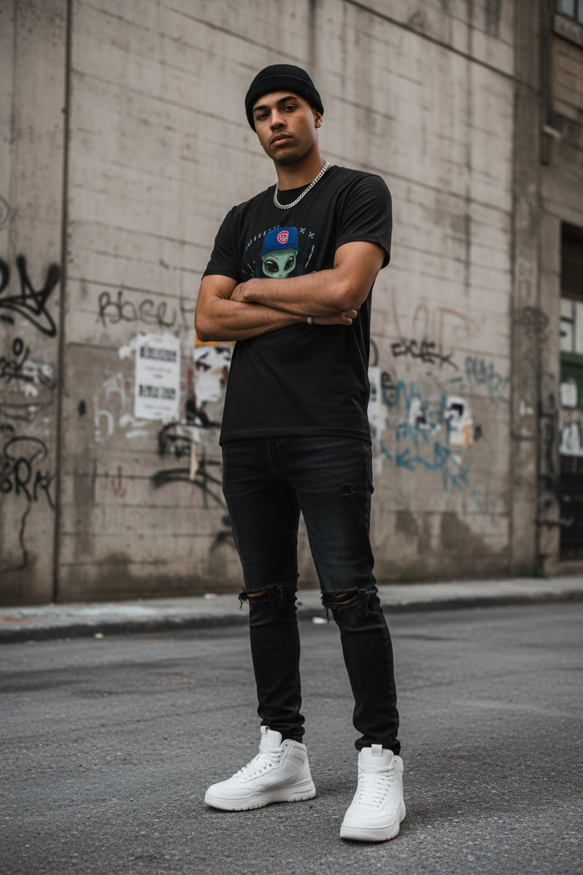 Chicago Aliens Black — Street Shot