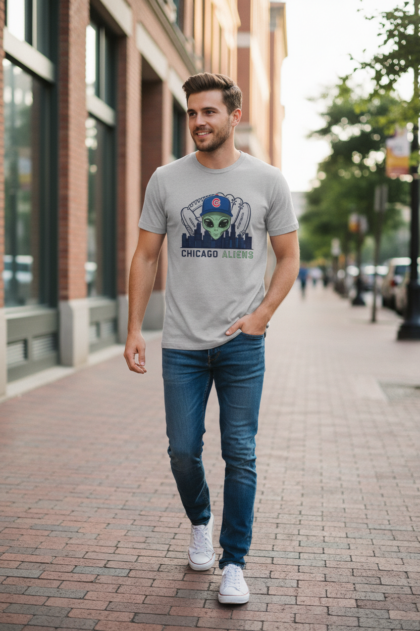 Chicago Aliens Grey — Casual Lifestyle