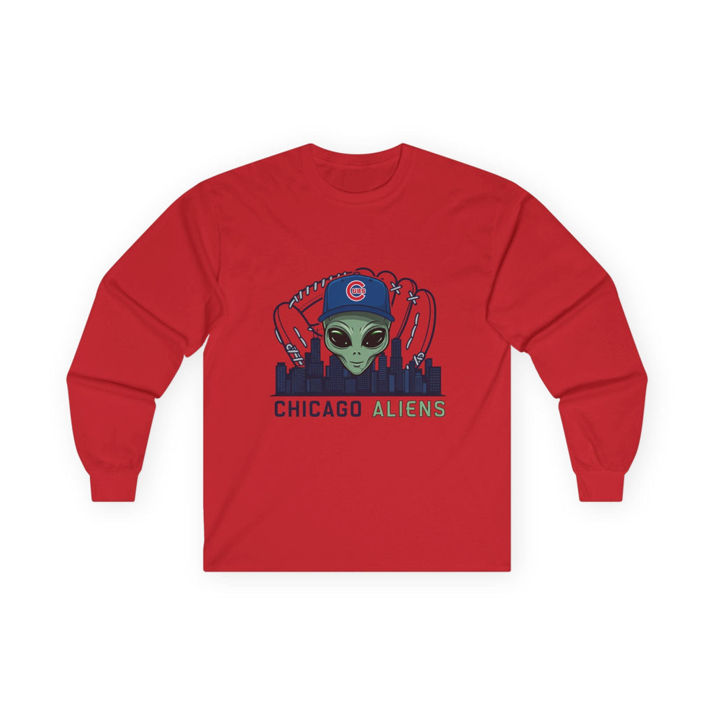 Chicago Aliens Long Sleeve Tee — Premium Ultra Cotton Unisex Shirt Printify