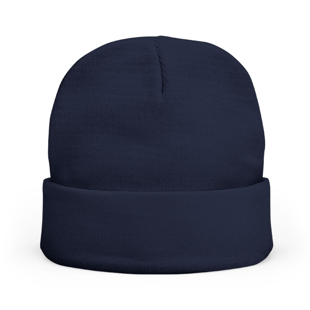 Chill Pill Embroidered Knit Beanie — Relaxed Vibe Winter Hat Printify