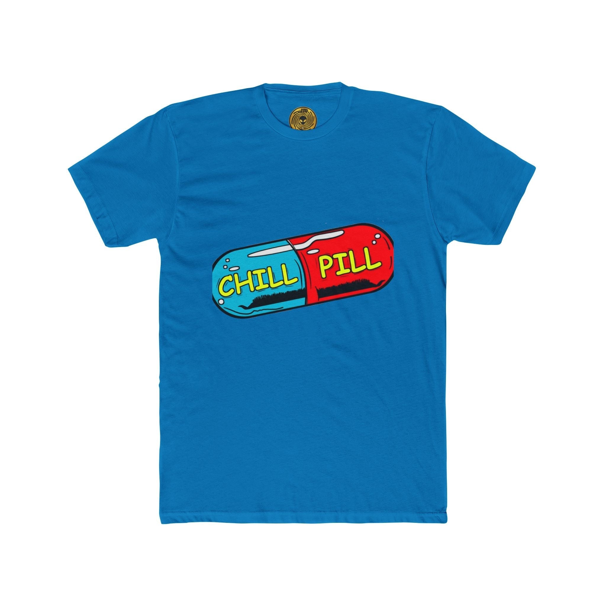 Chill Pill Graphic Tee — Relaxed Vintage Vibe T-Shirt Printify