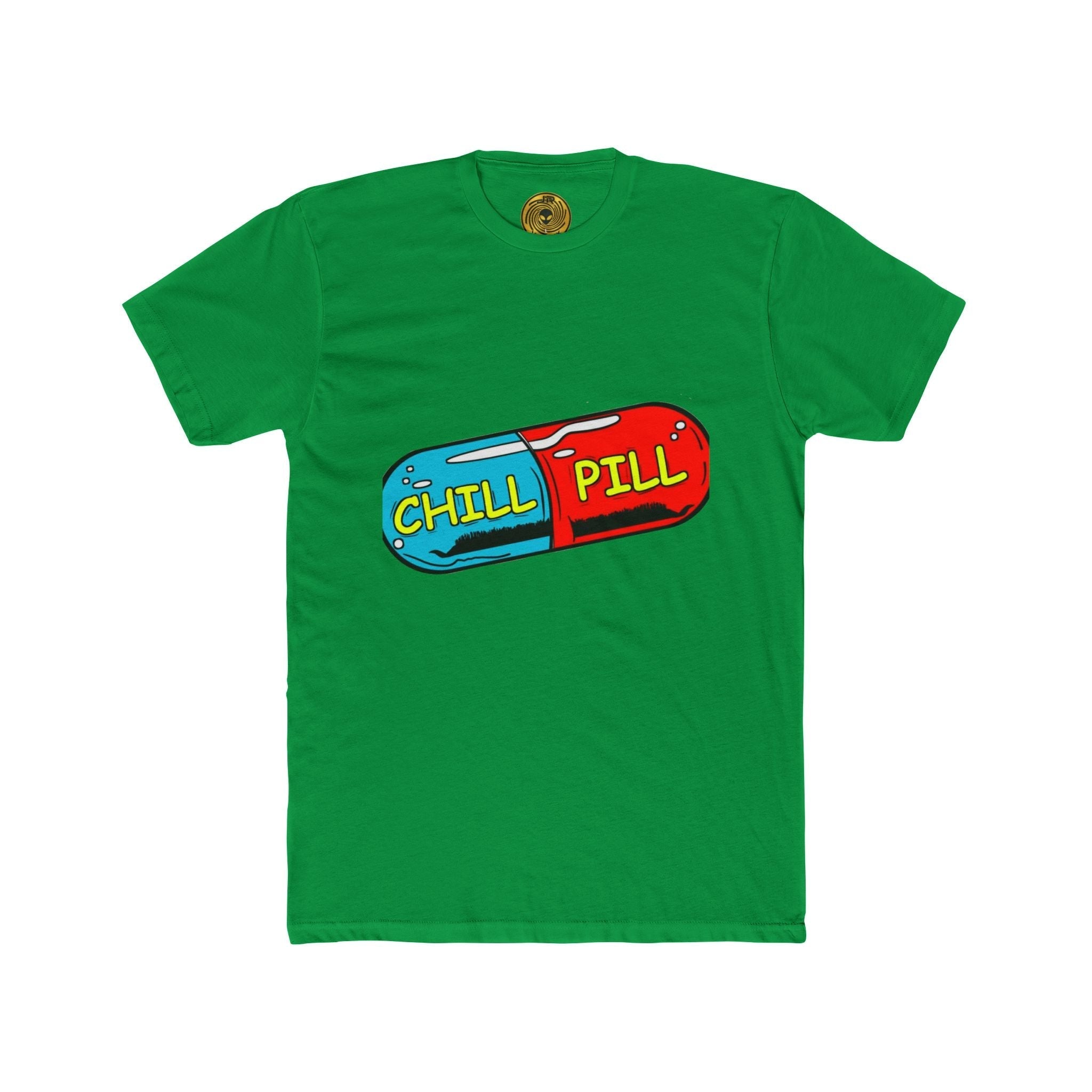 Chill Pill Graphic Tee — Relaxed Vintage Vibe T-Shirt Printify