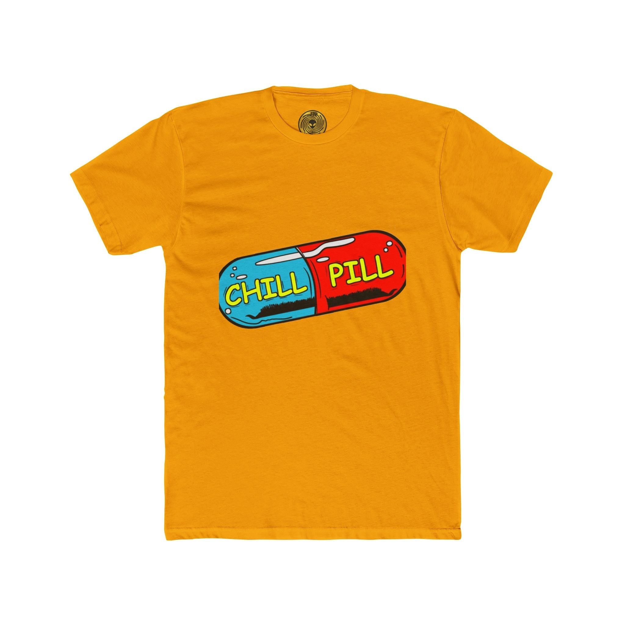 Chill Pill Graphic Tee — Relaxed Vintage Vibe T-Shirt Printify