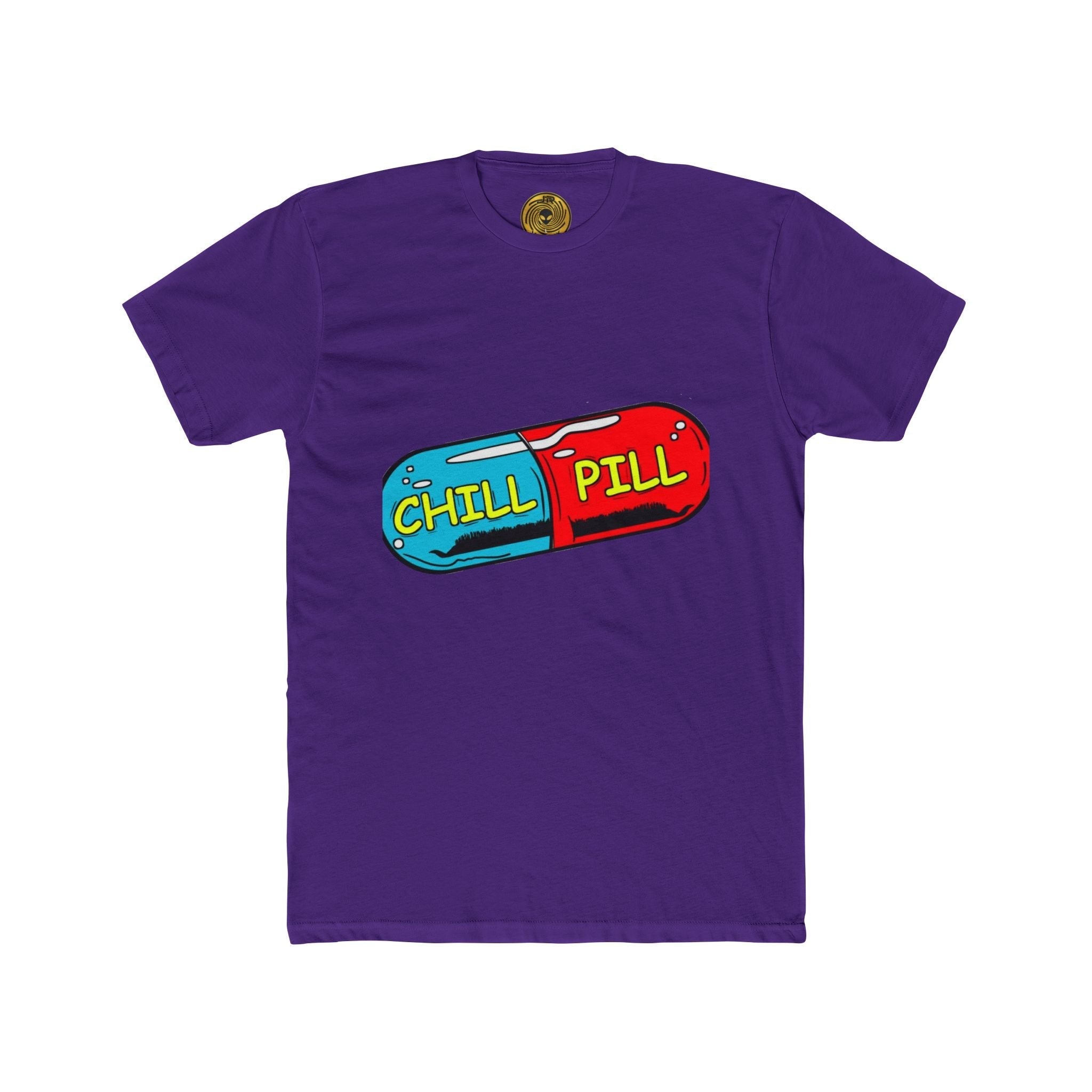 Chill Pill Graphic Tee — Relaxed Vintage Vibe T-Shirt Printify
