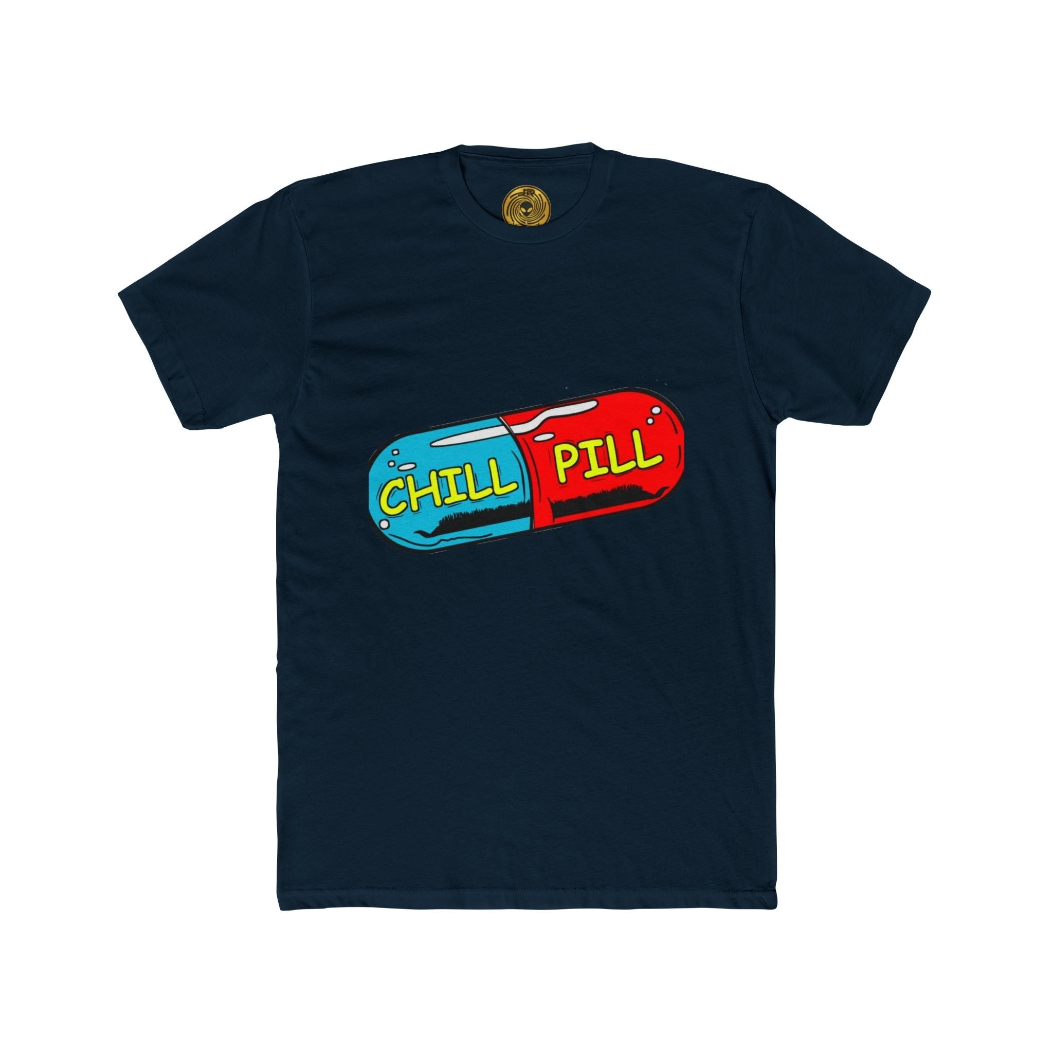 Chill Pill Graphic Tee — Relaxed Vintage Vibe T-Shirt Printify