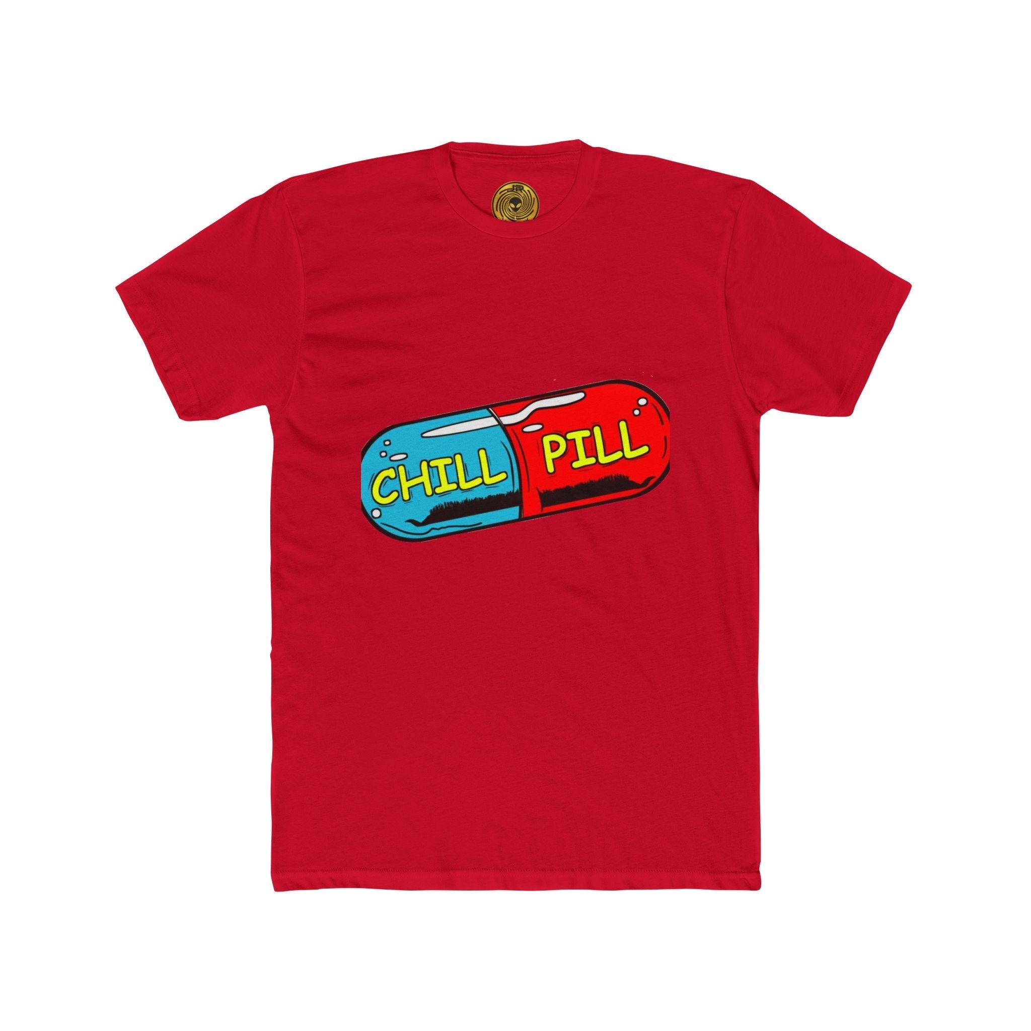 Chill Pill Graphic Tee — Relaxed Vintage Vibe T-Shirt Printify