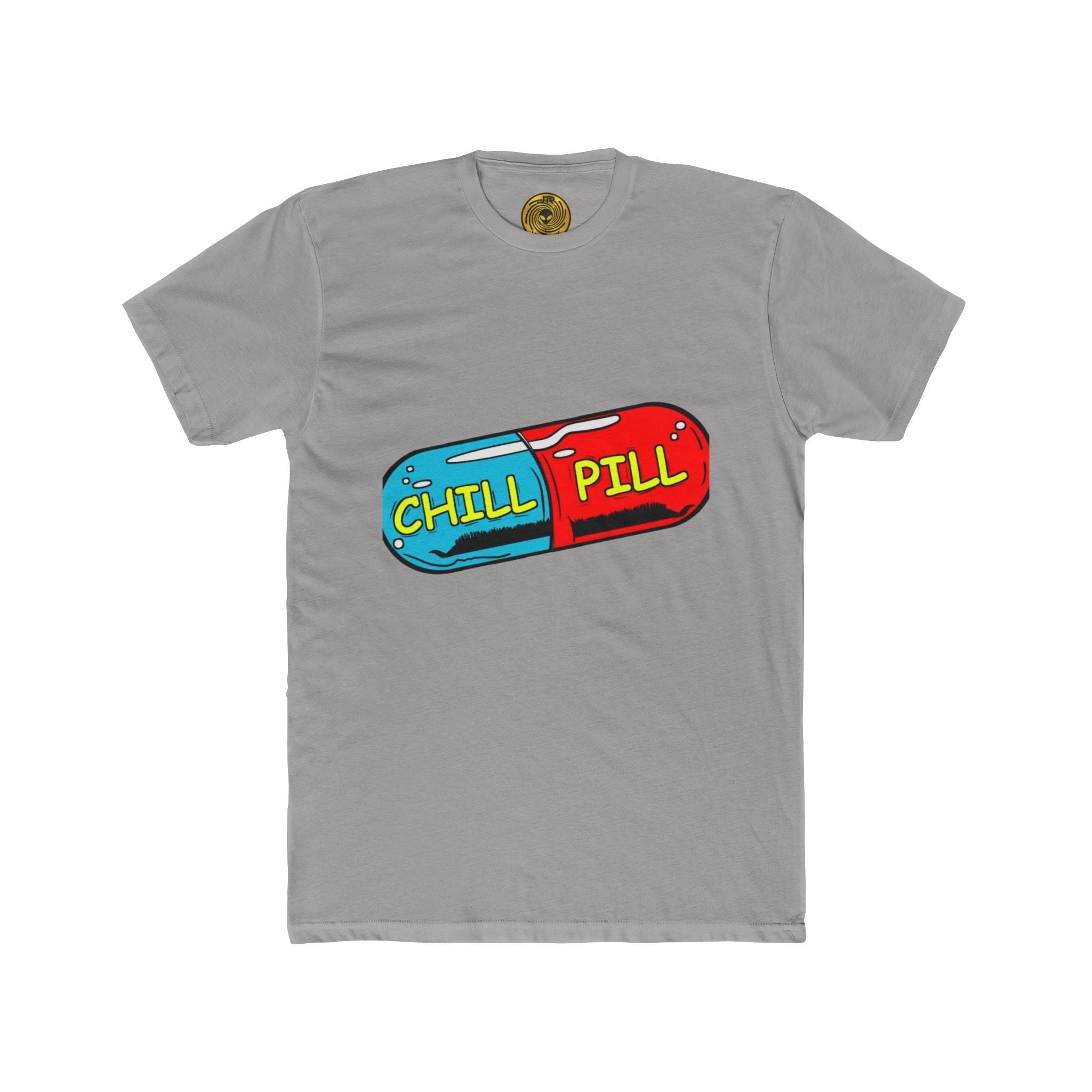 Chill Pill Graphic Tee — Relaxed Vintage Vibe T-Shirt Printify