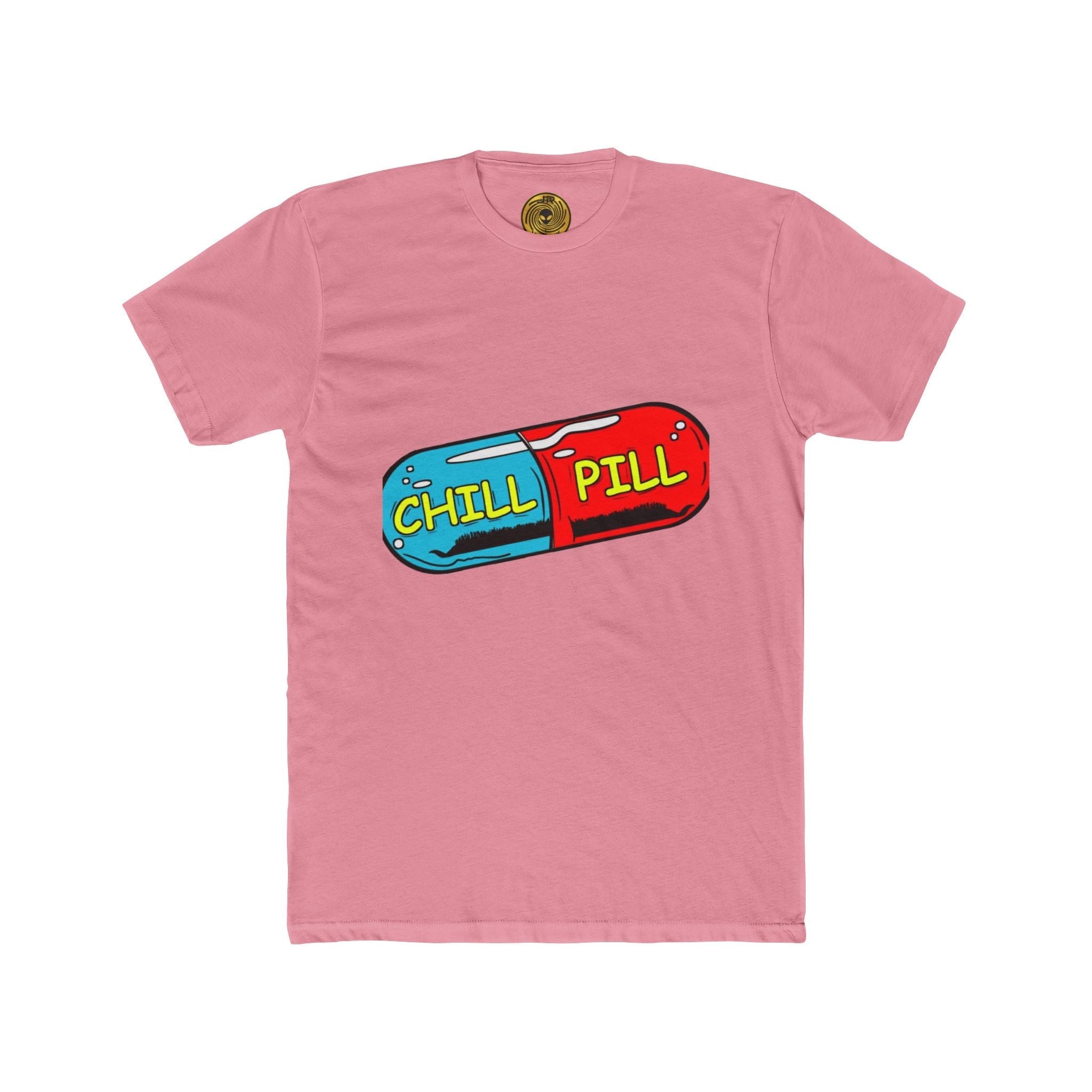 Chill Pill Graphic Tee — Relaxed Vintage Vibe T-Shirt Printify