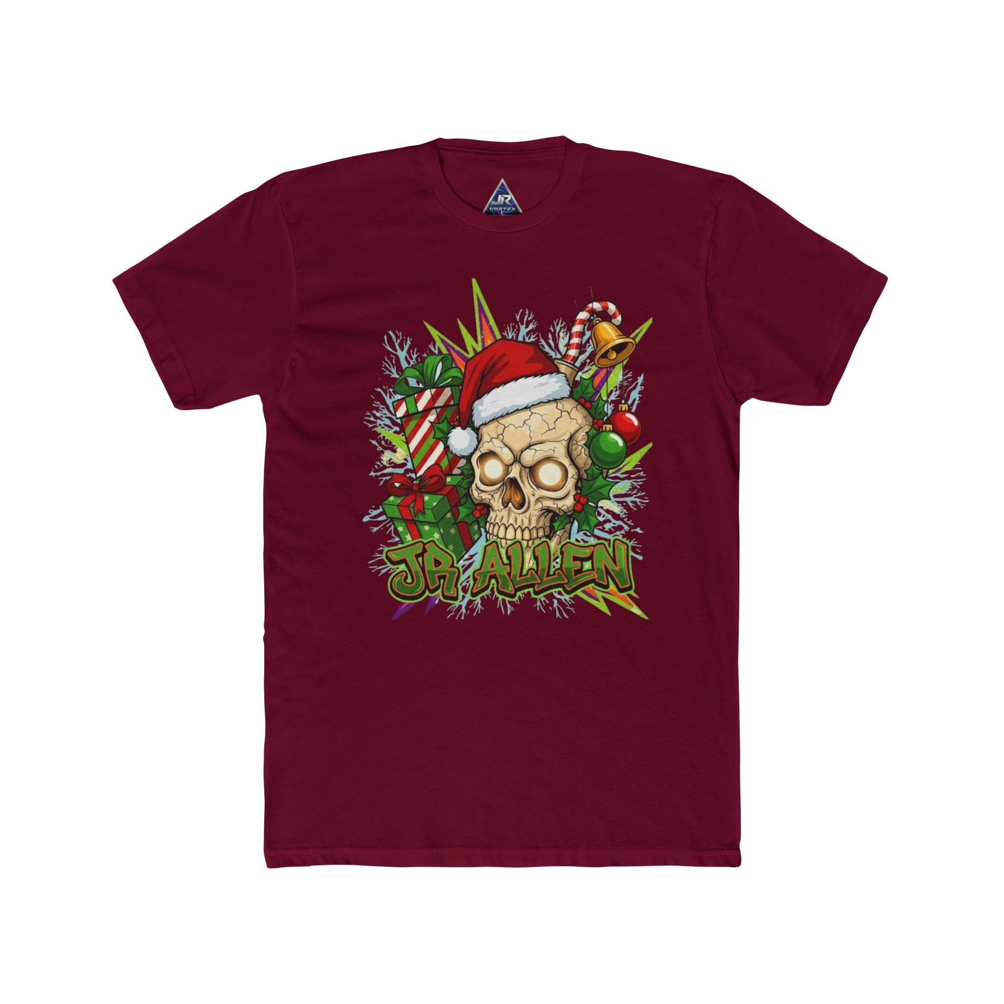 Christmas Skull Tee — 'Sit All Day' Holiday Skull Graphic T-Shirt