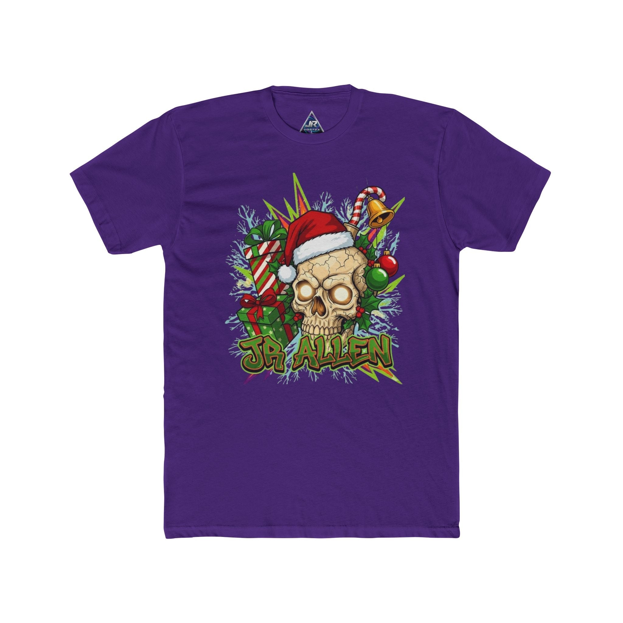 Christmas Skull Tee — 'Sit All Day' Holiday Skull Graphic T-Shirt