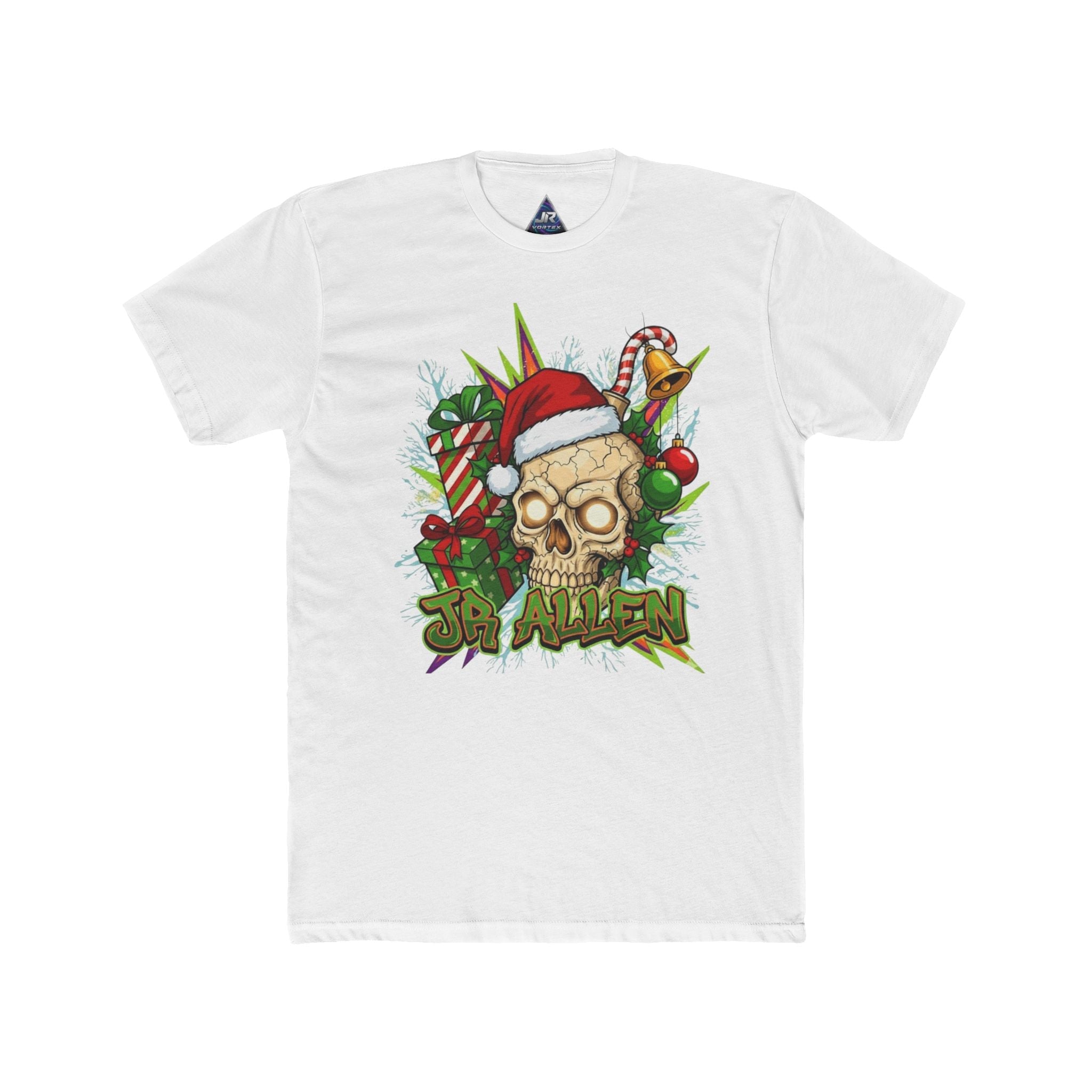 Christmas Skull Tee — 'Sit All Day' Holiday Skull Graphic T-Shirt