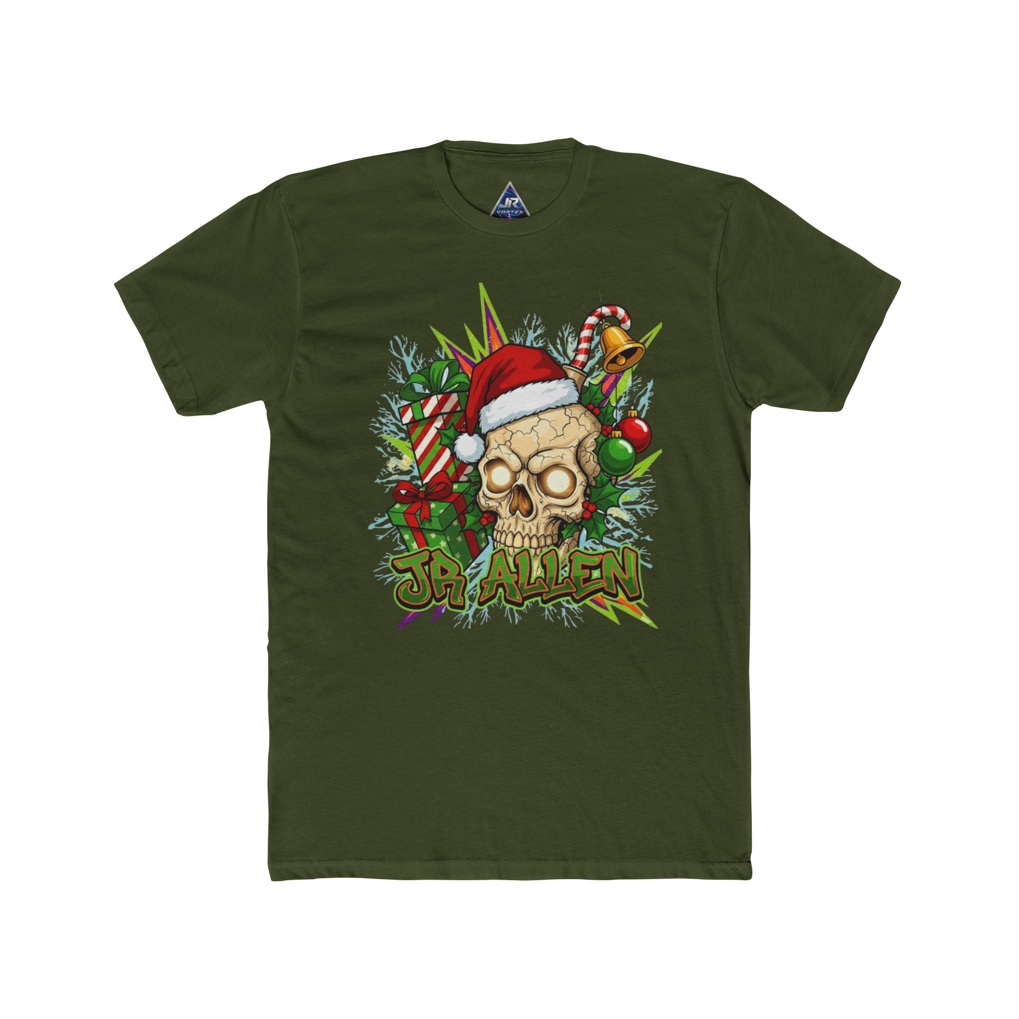 Christmas Skull Tee — 'Sit All Day' Holiday Skull Graphic T-Shirt