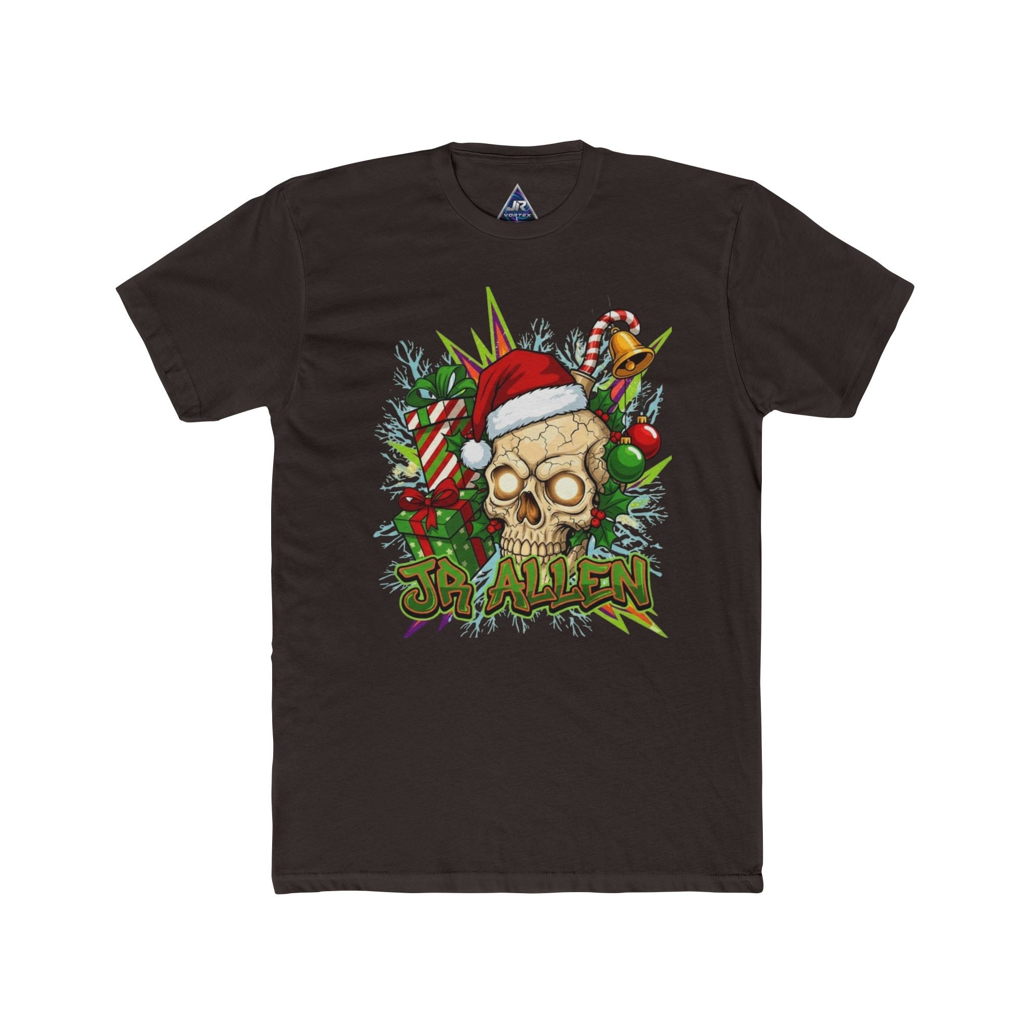 Christmas Skull Tee — 'Sit All Day' Holiday Skull Graphic T-Shirt