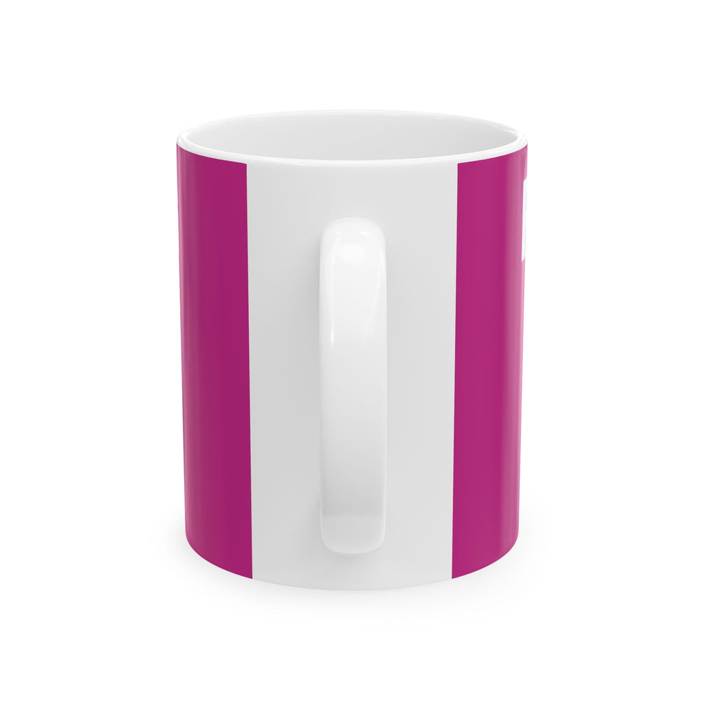 Coffee Mug - "Running on Coffee" Bold Typography Ceramic Mug (11oz, 15oz) Printify
