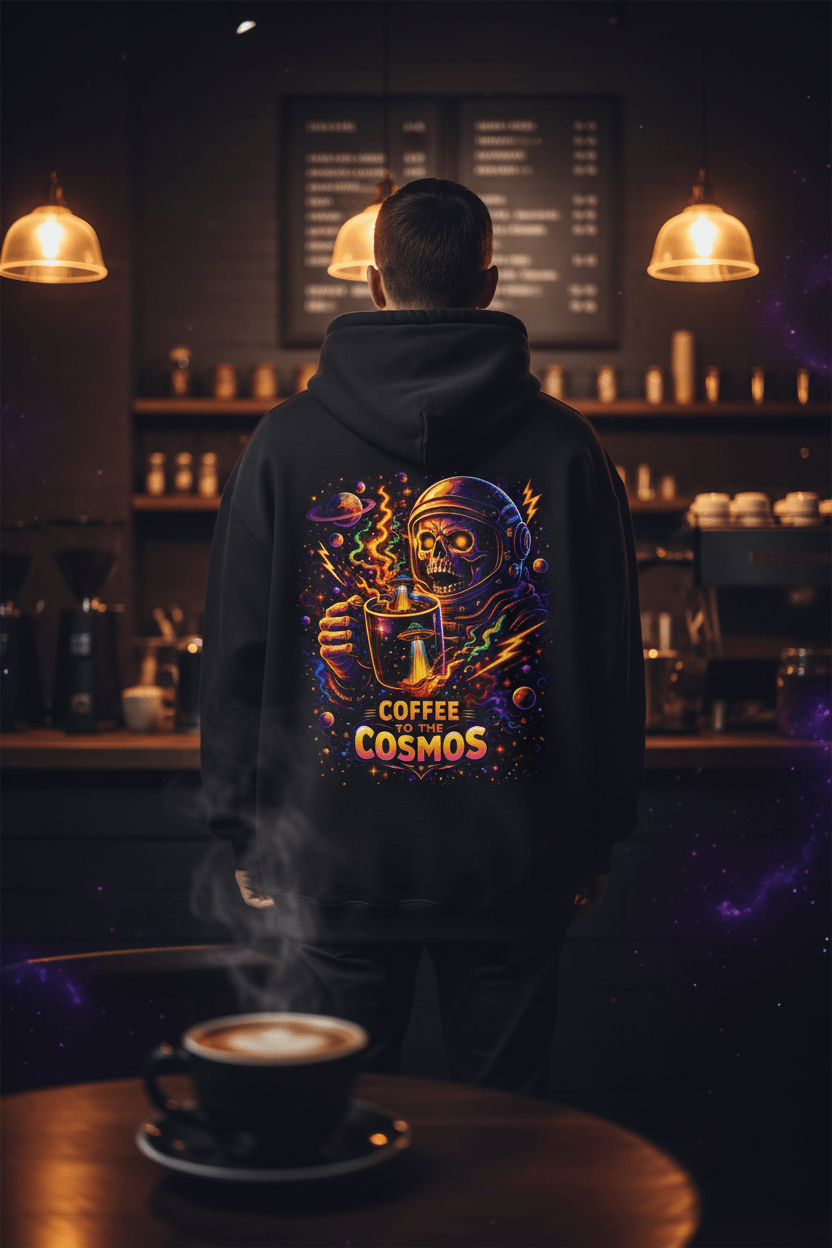 Coffee to the Cosmos Hoodie – Cosmic Grind | JR Vortex