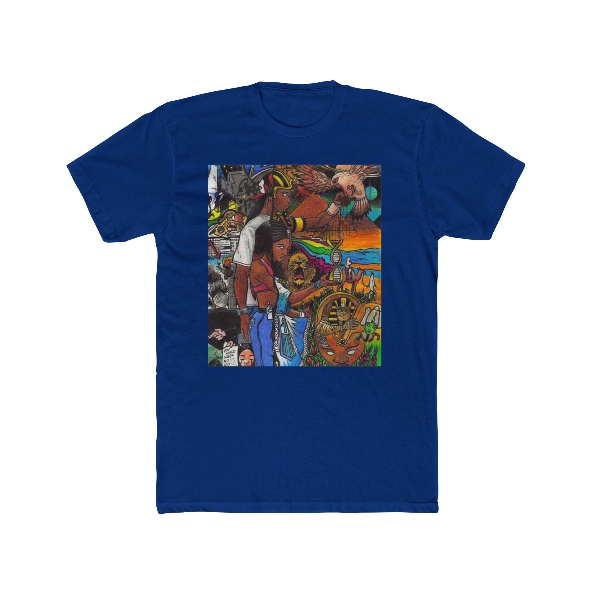Colorful Artistic Unisex Crew Tee - Unique Graphic T-Shirt for Art Lovers, Casual Wear, Gift for Creatives, Everyday Style, Festival Apparel Printify