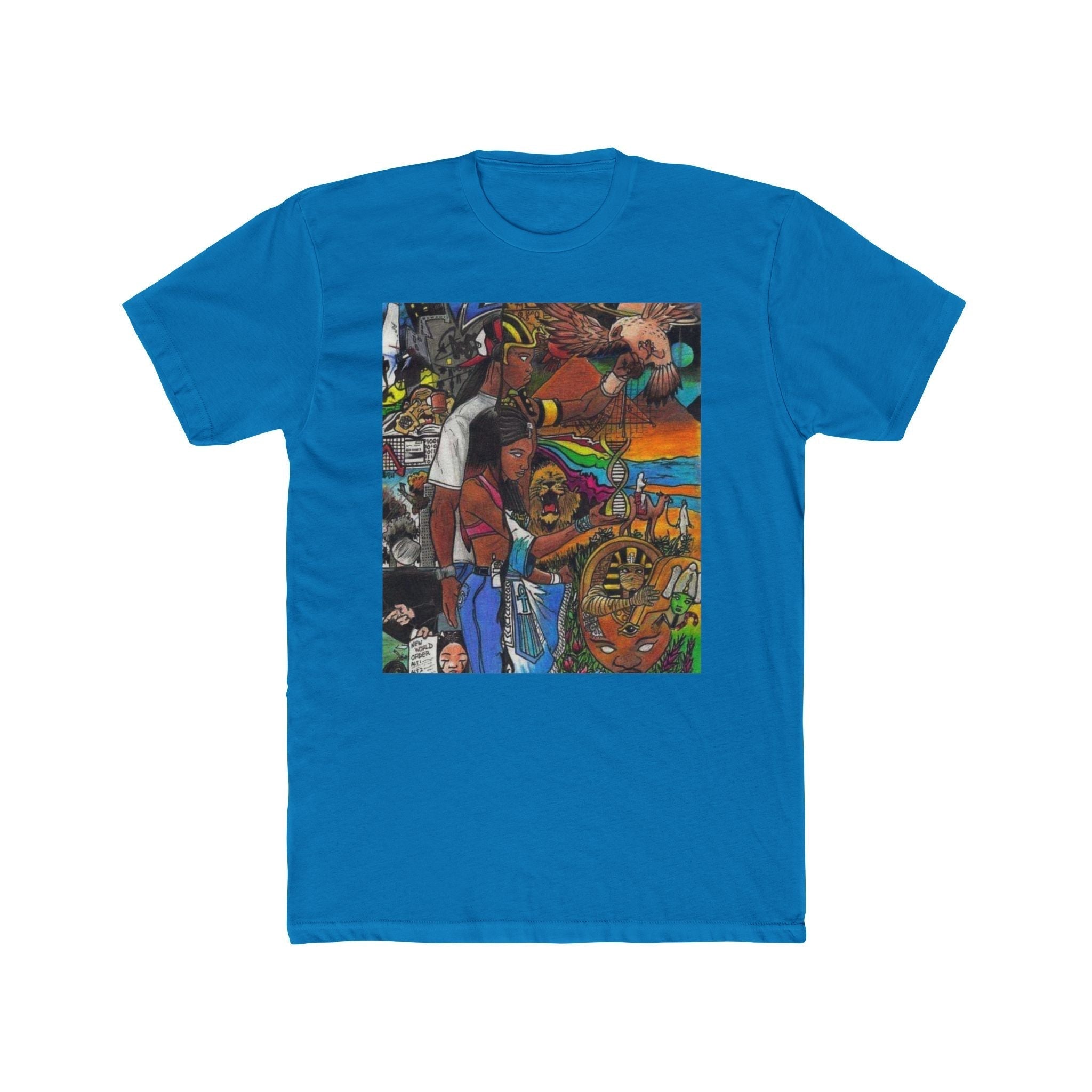 Colorful Artistic Unisex Crew Tee - Unique Graphic T-Shirt for Art Lovers, Casual Wear, Gift for Creatives, Everyday Style, Festival Apparel Printify