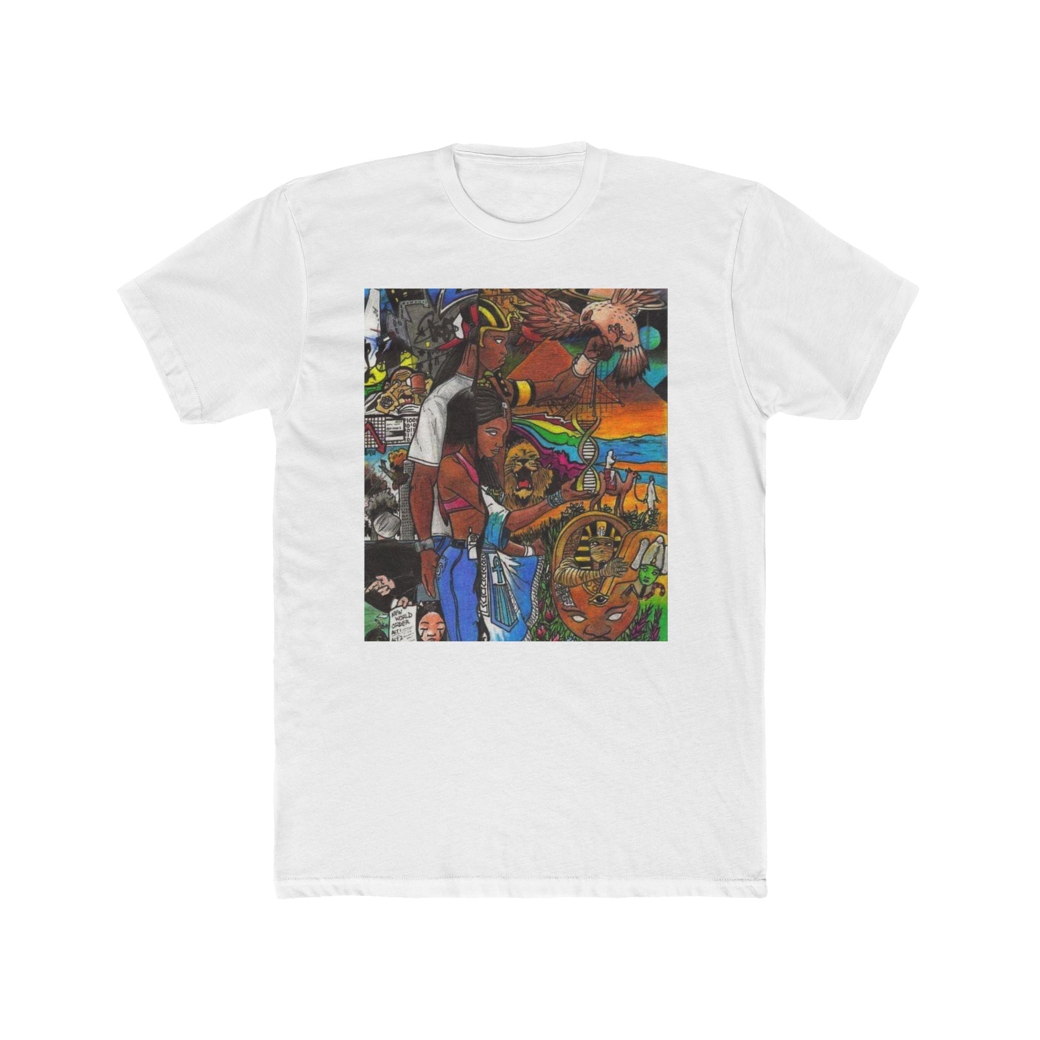 Colorful Artistic Unisex Crew Tee - Unique Graphic T-Shirt for Art Lovers, Casual Wear, Gift for Creatives, Everyday Style, Festival Apparel Printify