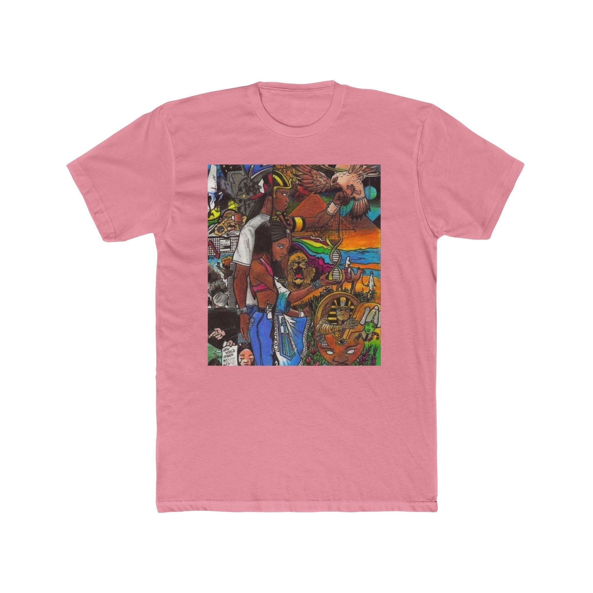 Colorful Artistic Unisex Crew Tee - Unique Graphic T-Shirt for Art Lovers, Casual Wear, Gift for Creatives, Everyday Style, Festival Apparel Printify
