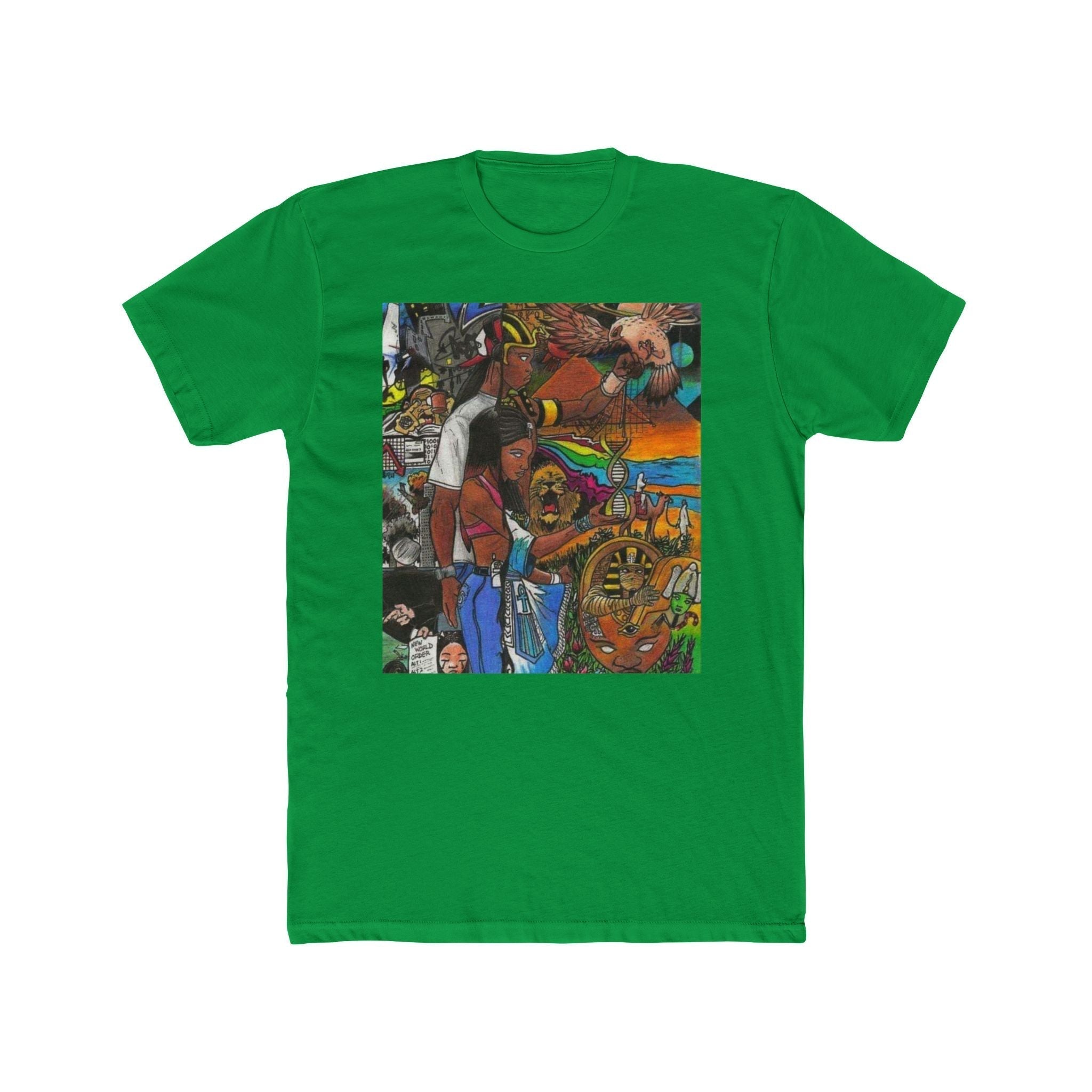 Colorful Artistic Unisex Crew Tee - Unique Graphic T-Shirt for Art Lovers, Casual Wear, Gift for Creatives, Everyday Style, Festival Apparel Printify