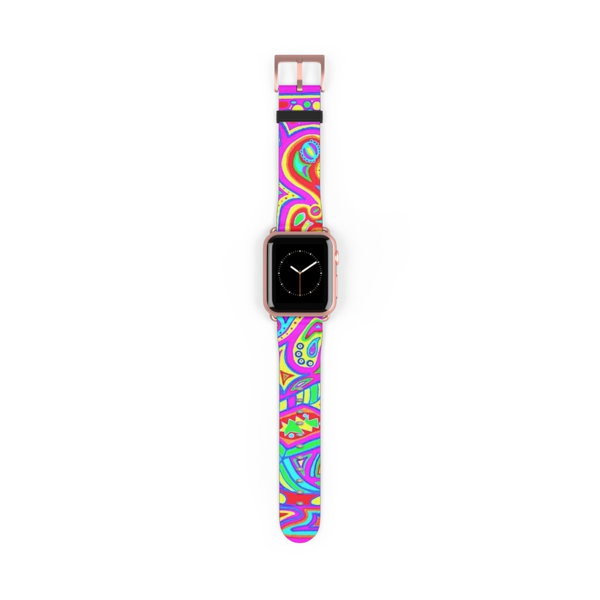 Colorful Bohemian Watch Band, Stylish Smartwatch Strap, Funky Accessory for Festival Lovers, Vibrant Wristband for Everyday Wear, Perfect Printify