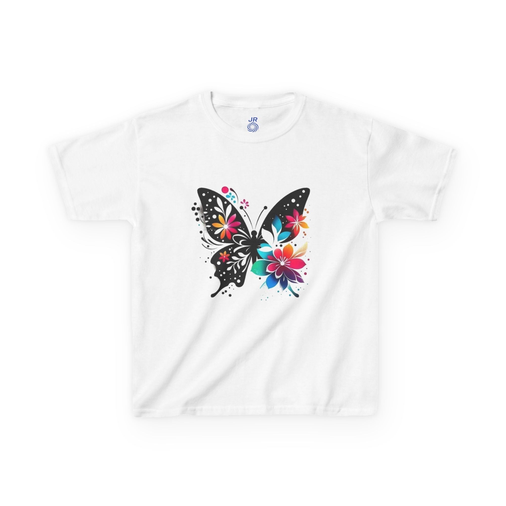 Colorful Butterfly Kids T-Shirt, Fun Summer Tee, Gift for Kids, Cute Butterfly Design, Toddler Summer Apparel, Artful Kids Wear Printify