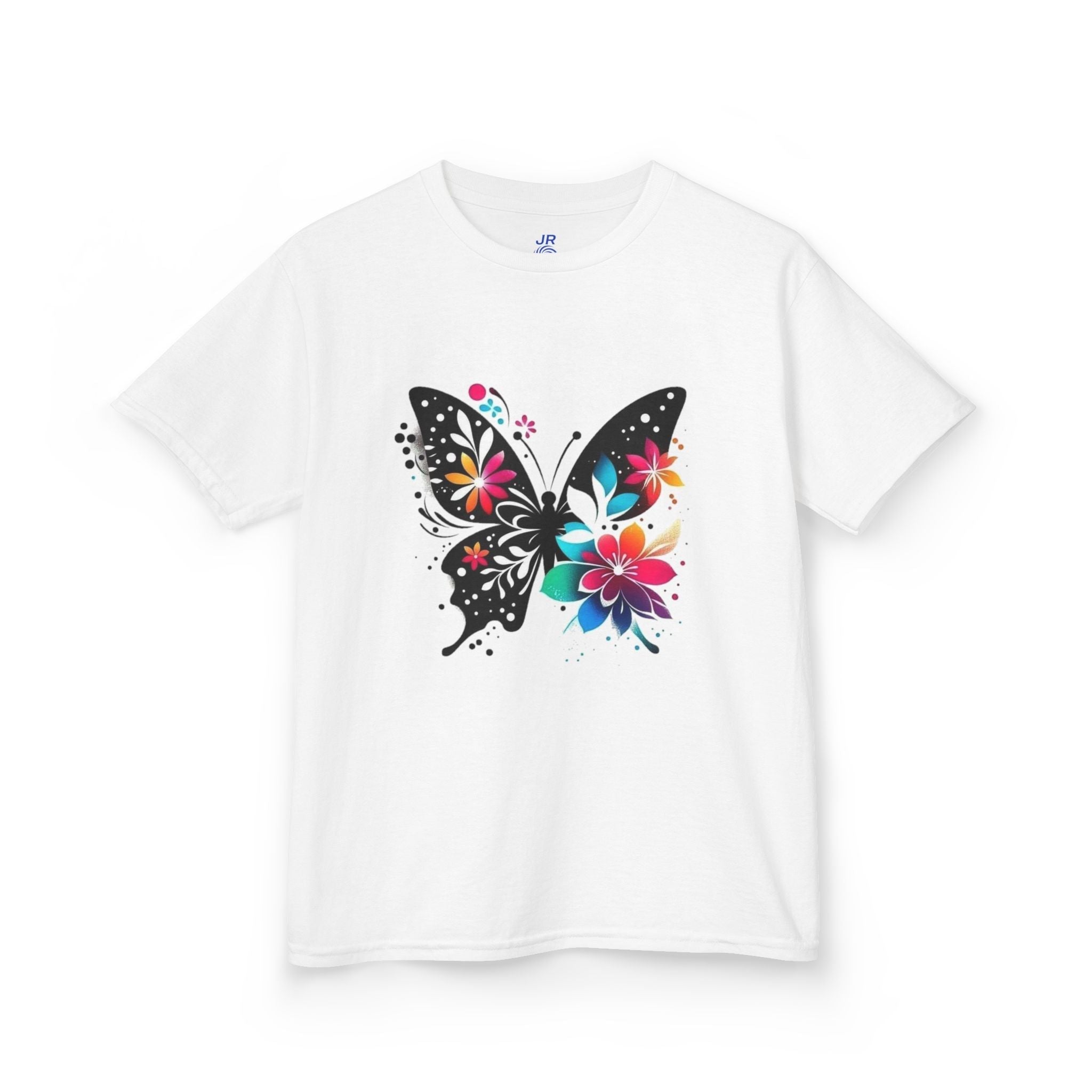 Colorful Butterfly Kids T-Shirt, Fun Summer Tee, Gift for Kids, Cute Butterfly Design, Toddler Summer Apparel, Artful Kids Wear Printify