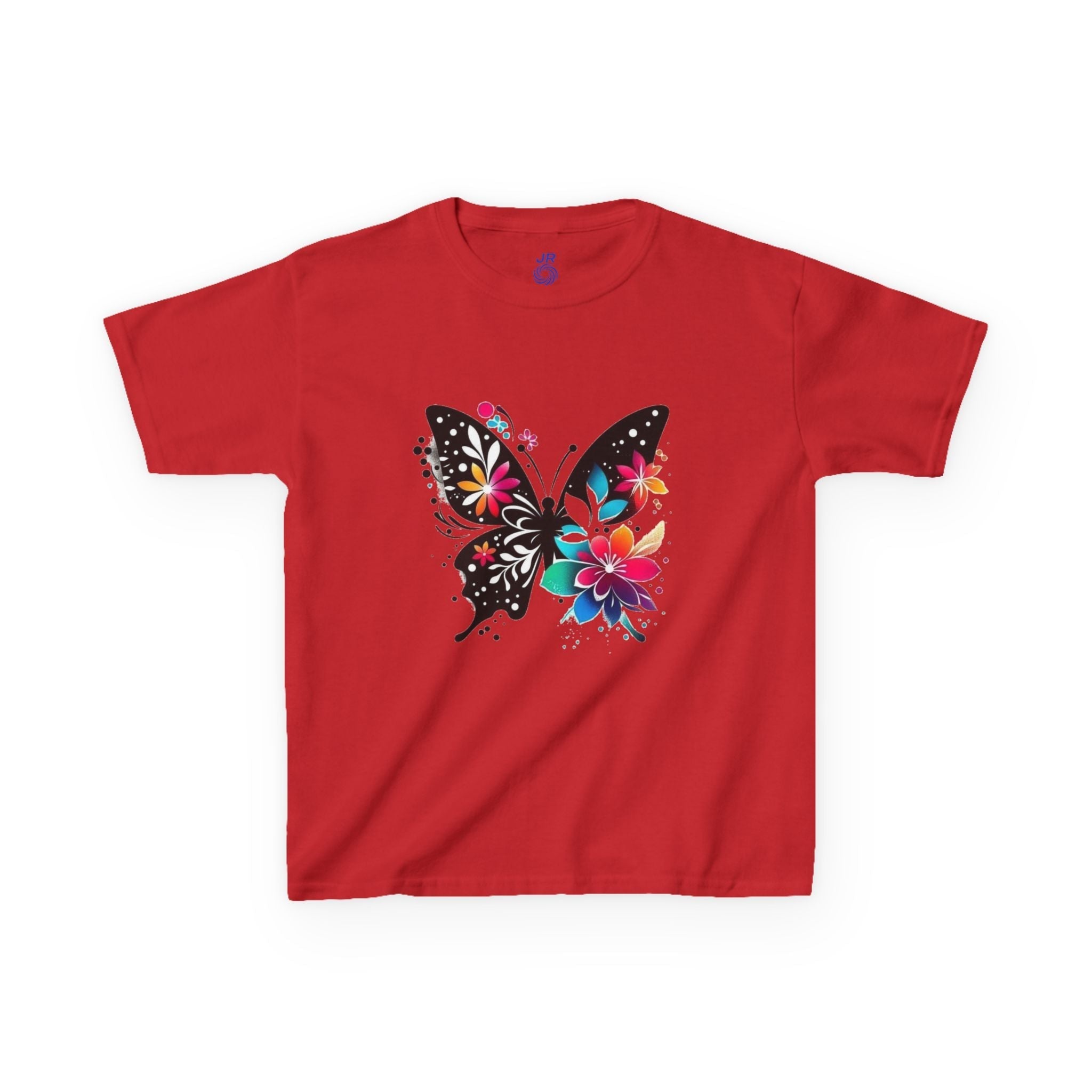 Colorful Butterfly Kids T-Shirt, Fun Summer Tee, Gift for Kids, Cute Butterfly Design, Toddler Summer Apparel, Artful Kids Wear Printify