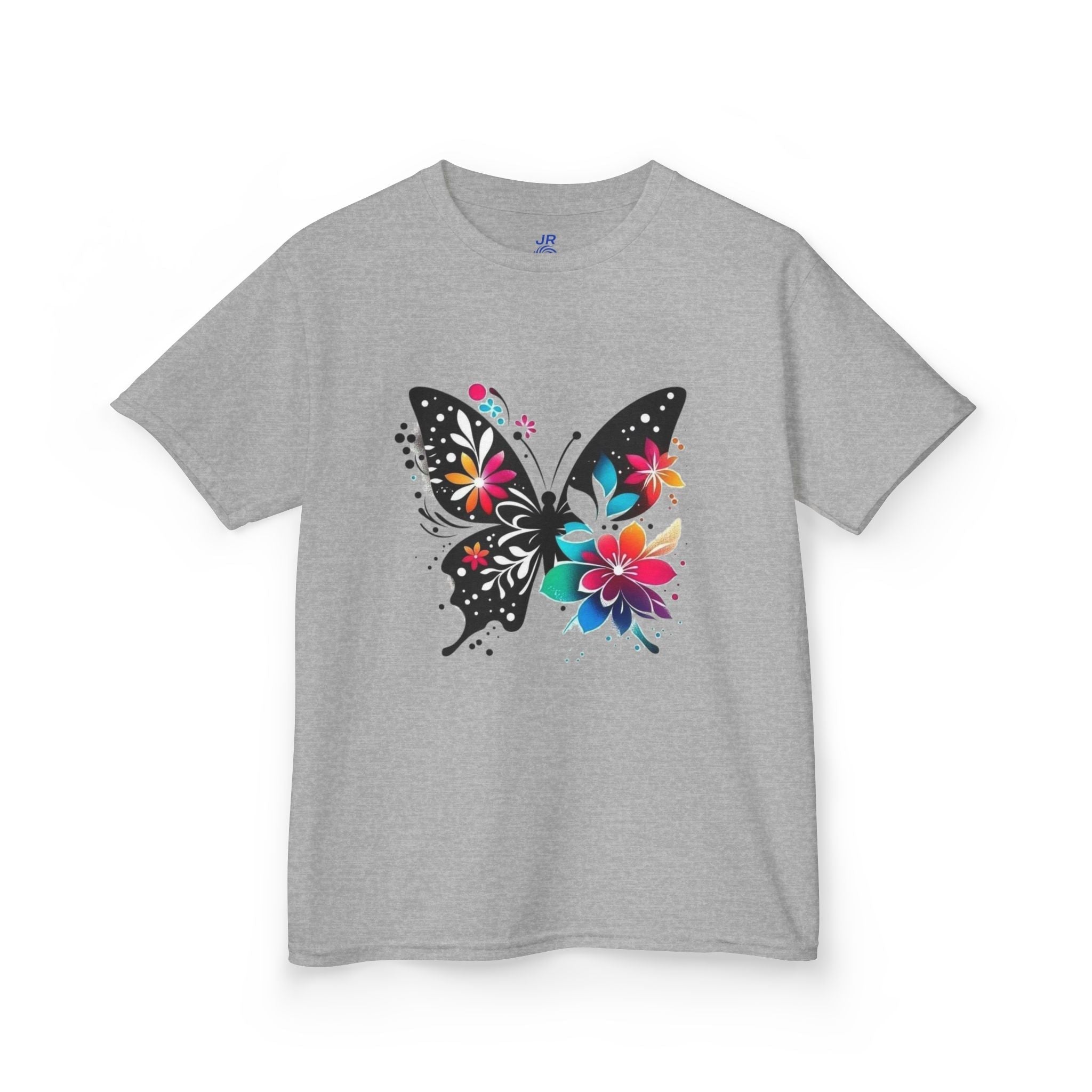 Colorful Butterfly Kids T-Shirt, Fun Summer Tee, Gift for Kids, Cute Butterfly Design, Toddler Summer Apparel, Artful Kids Wear Printify