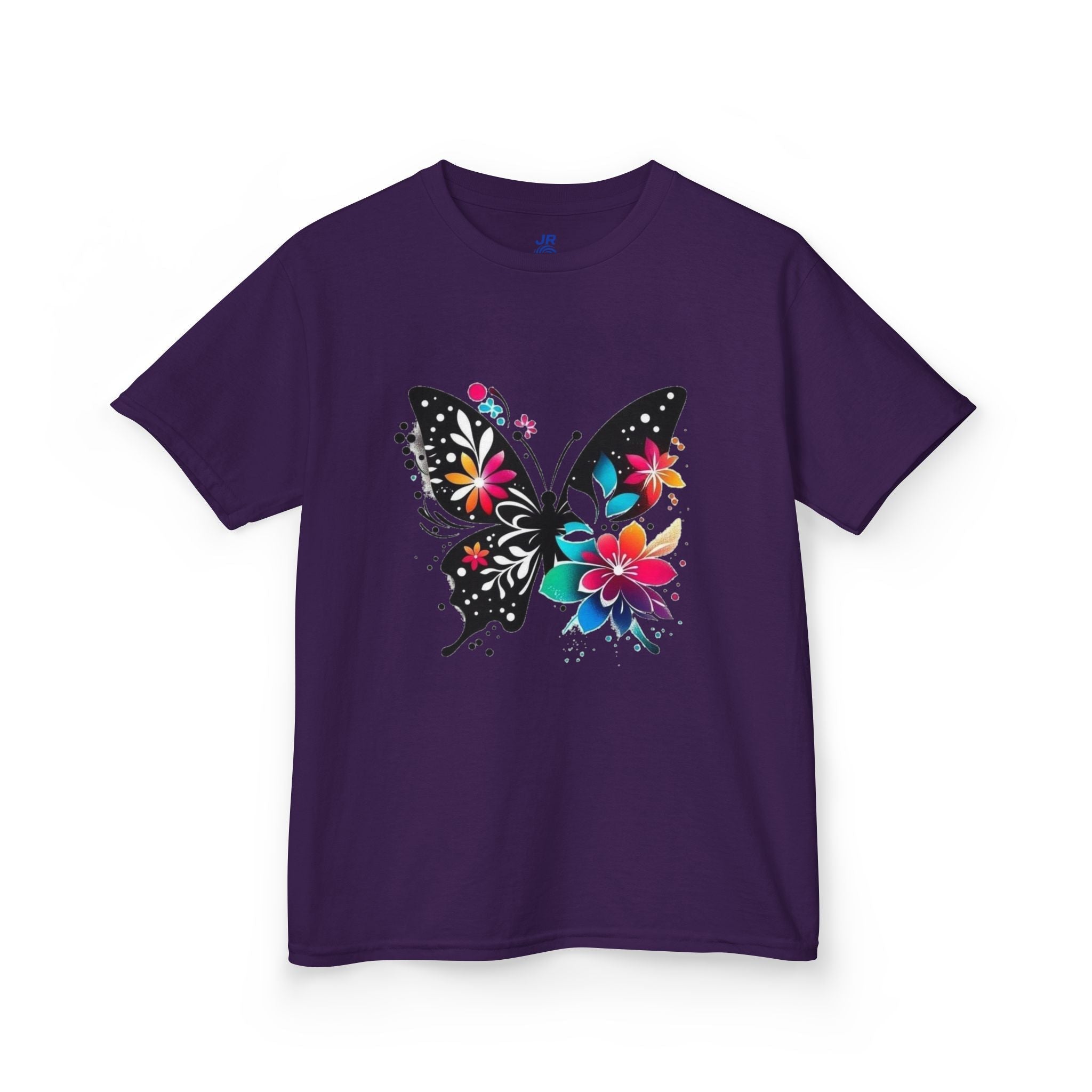 Colorful Butterfly Kids T-Shirt, Fun Summer Tee, Gift for Kids, Cute Butterfly Design, Toddler Summer Apparel, Artful Kids Wear Printify