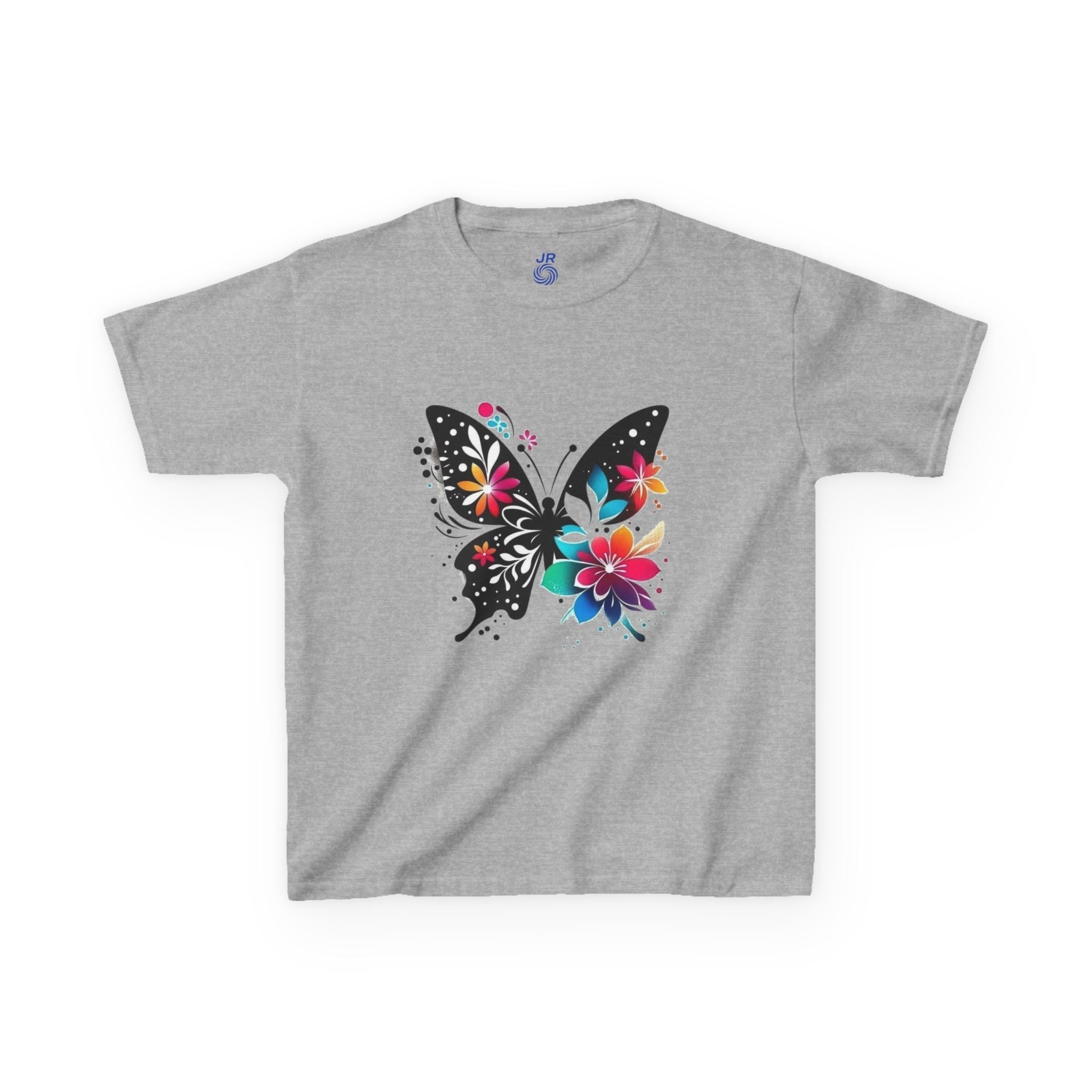 Colorful Butterfly Kids T-Shirt, Fun Summer Tee, Gift for Kids, Cute Butterfly Design, Toddler Summer Apparel, Artful Kids Wear Printify