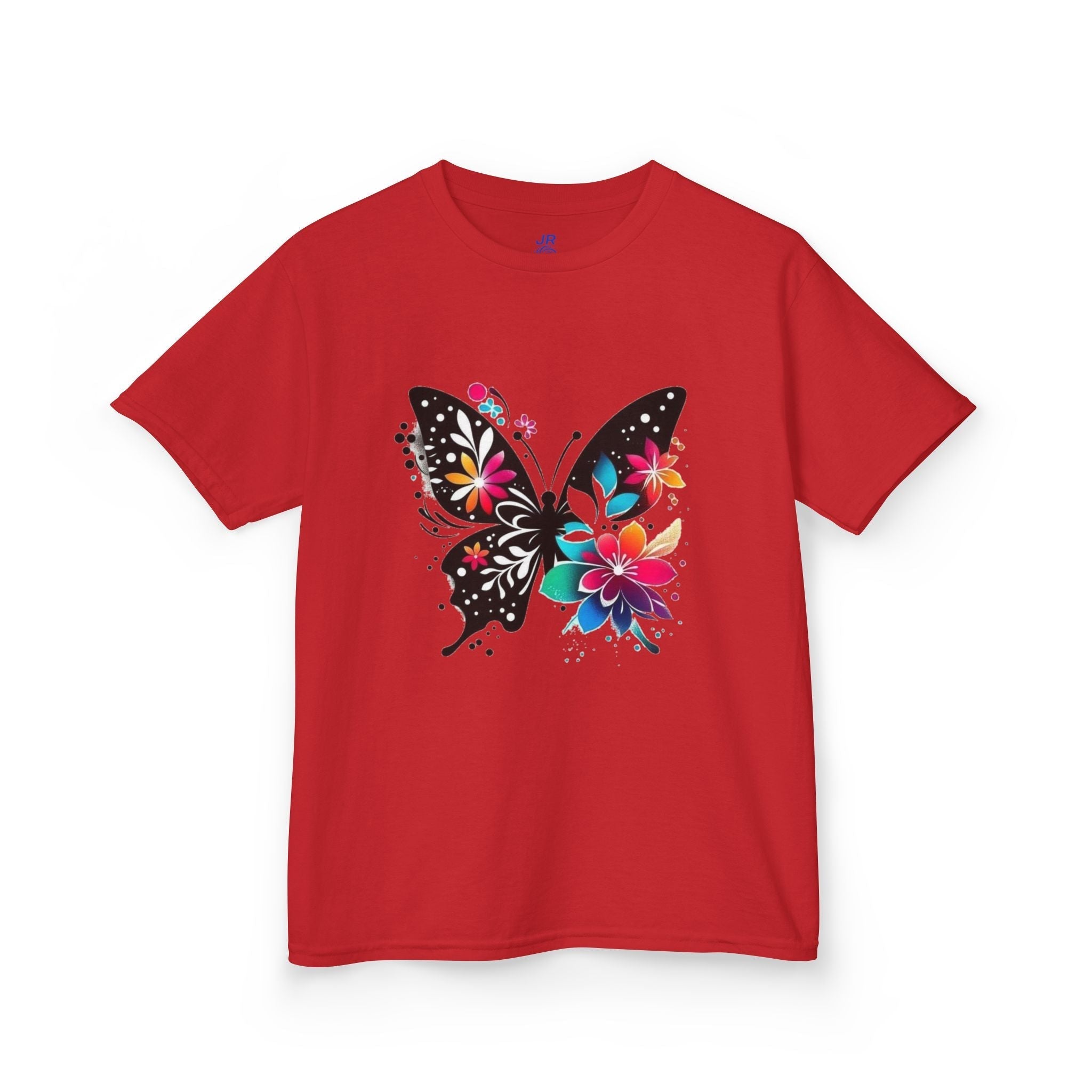 Colorful Butterfly Kids T-Shirt, Fun Summer Tee, Gift for Kids, Cute Butterfly Design, Toddler Summer Apparel, Artful Kids Wear Printify