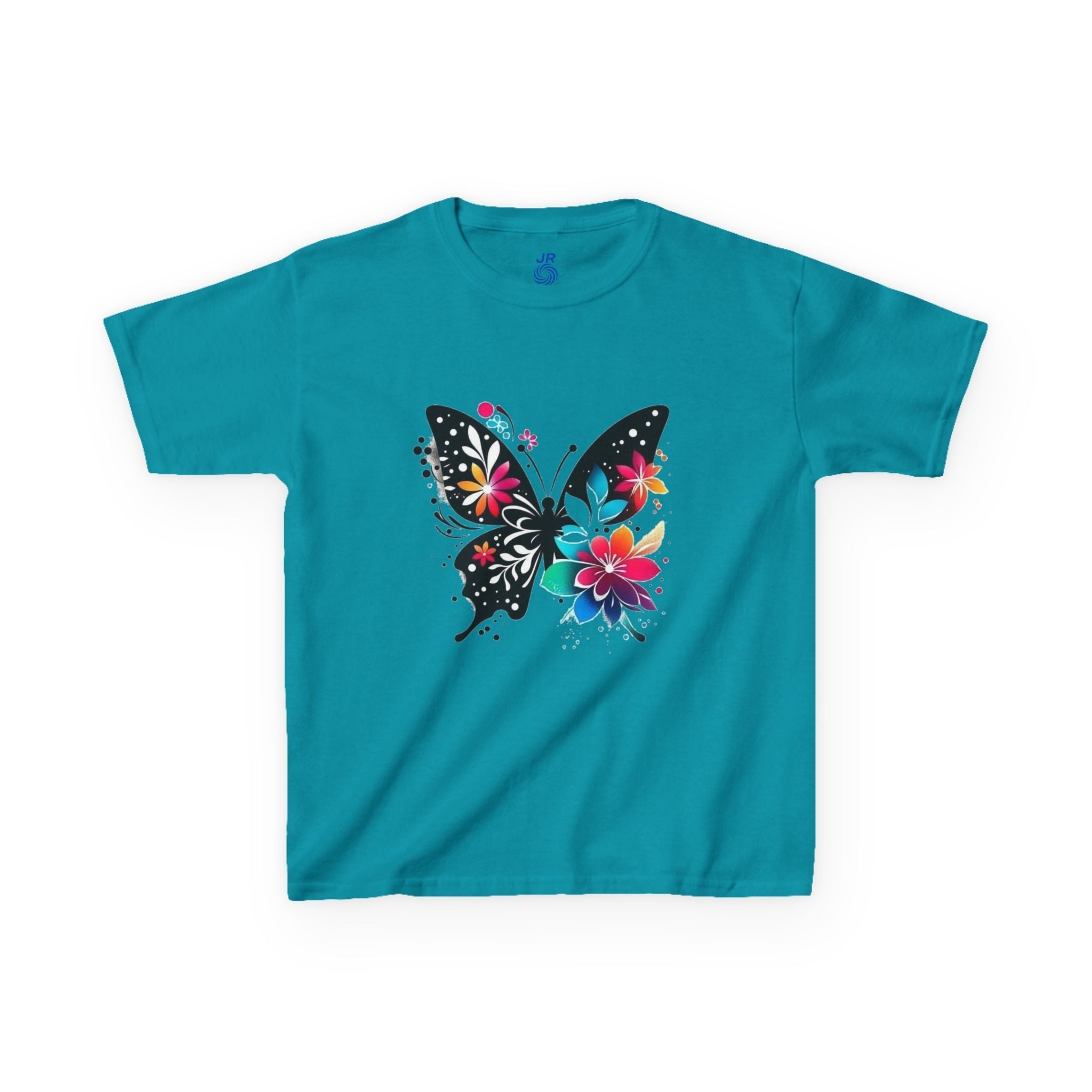 Colorful Butterfly Kids T-Shirt, Fun Summer Tee, Gift for Kids, Cute Butterfly Design, Toddler Summer Apparel, Artful Kids Wear Printify