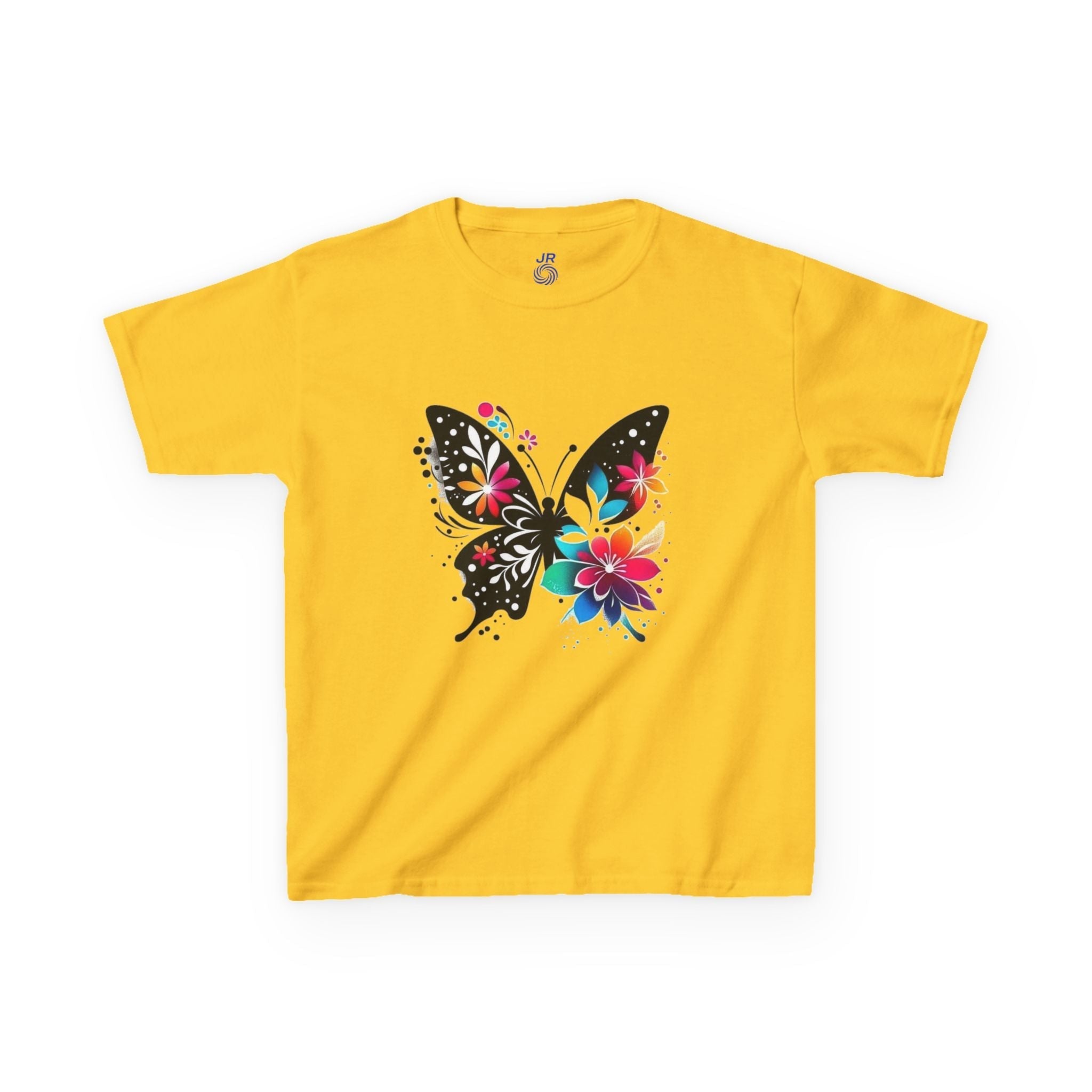 Colorful Butterfly Kids T-Shirt, Fun Summer Tee, Gift for Kids, Cute Butterfly Design, Toddler Summer Apparel, Artful Kids Wear Printify