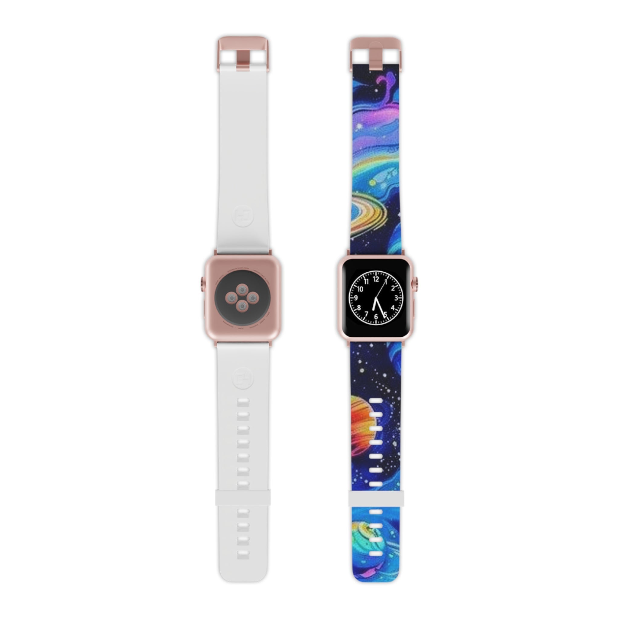 Colorful Galaxy Apple Watch Band, Space Themed Strap, Friendly for Kids & Adults, Perfect Gift for Star Lovers, Unique Accessory Printify
