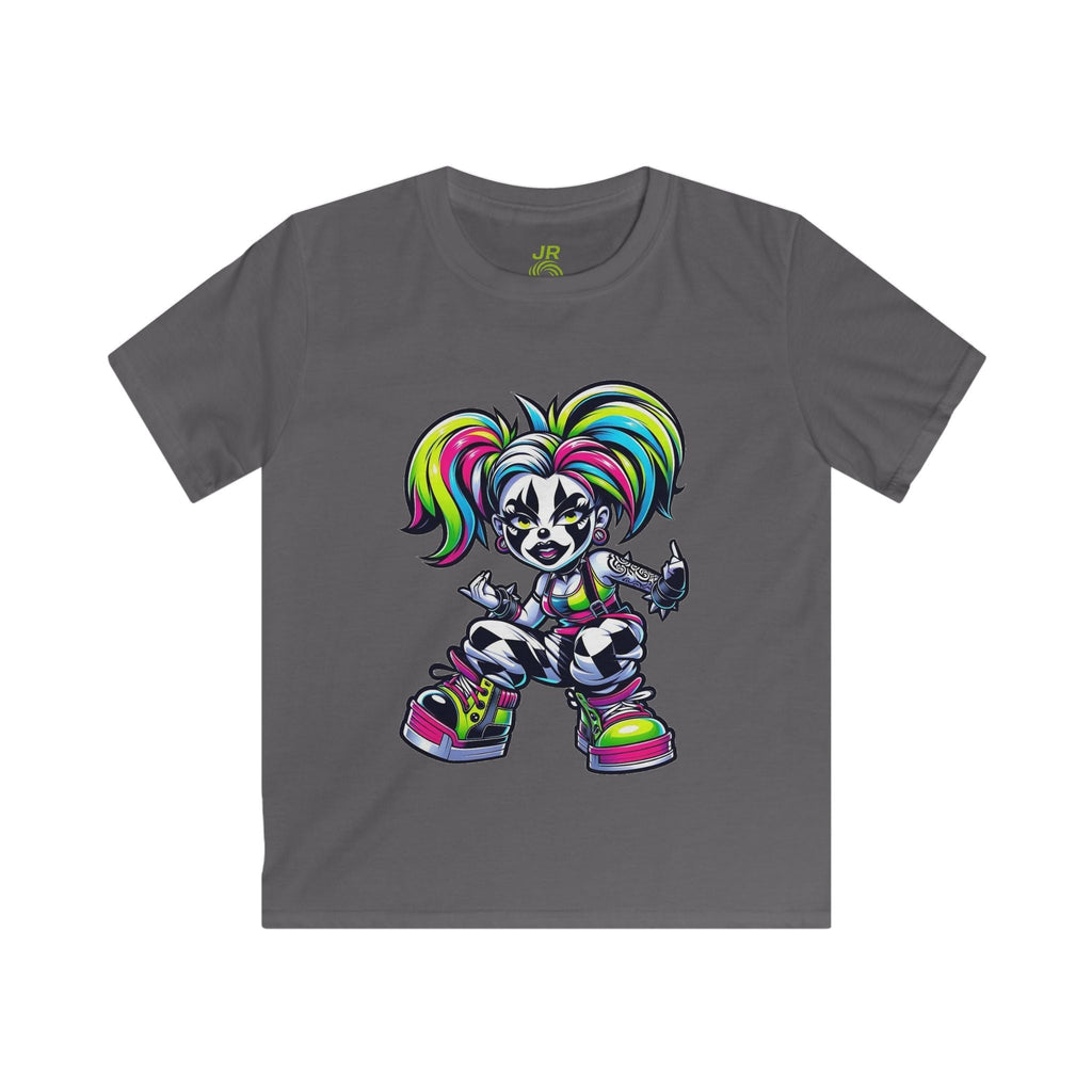 Colorful Kids Graphic Tee, Youth T-Shirt, Funky Tees for Kids, Unique Gift for Birthdays, Carnival or Halloween Printify