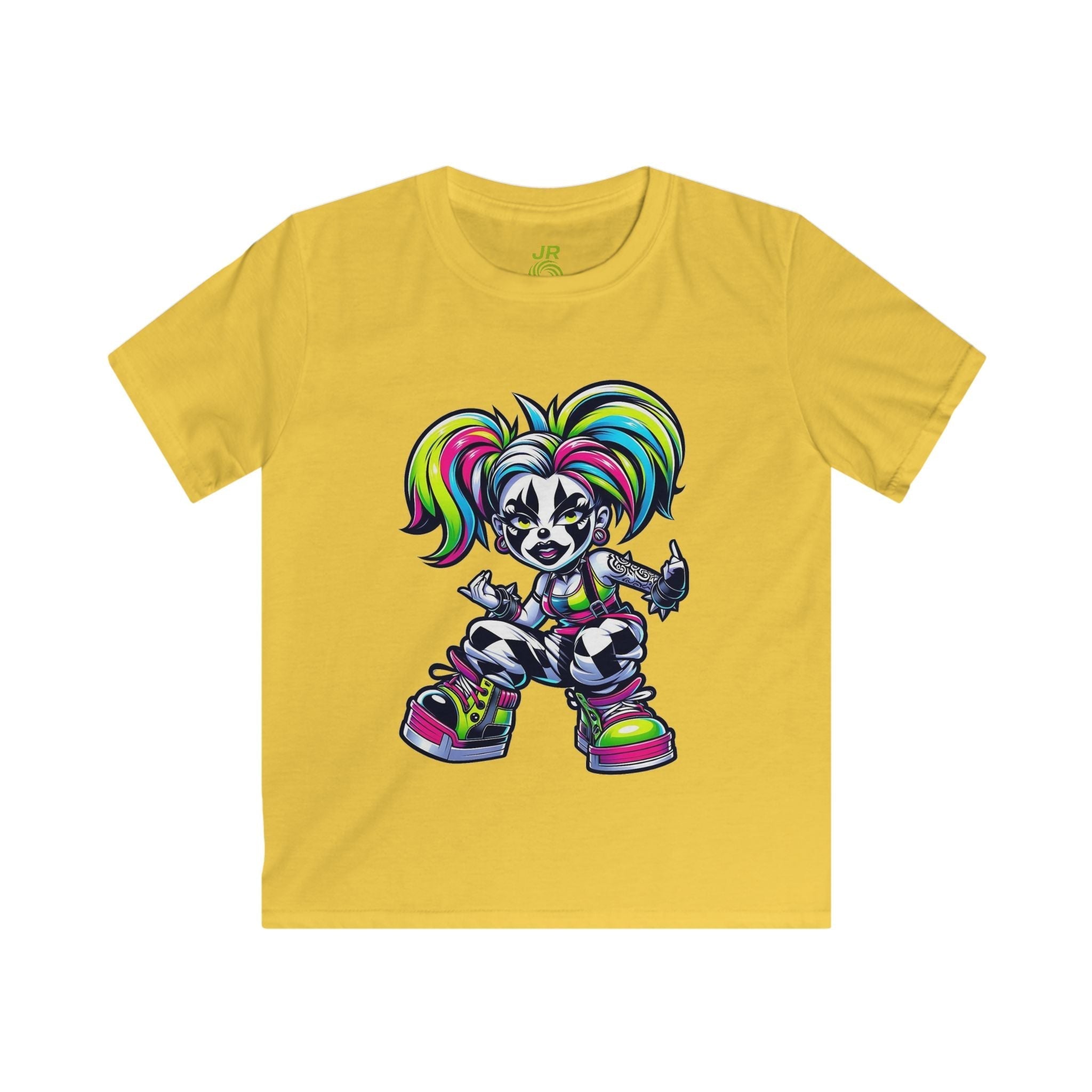 Colorful Kids Graphic Tee, Youth T-Shirt, Funky Tees for Kids, Unique Gift for Birthdays, Carnival or Halloween Printify