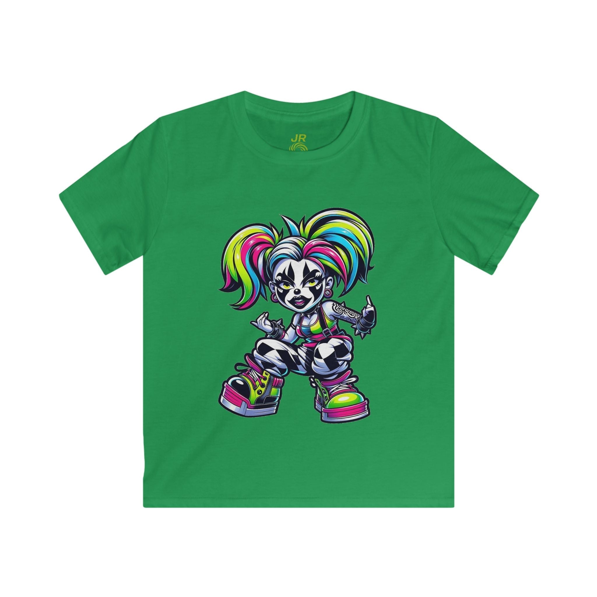 Colorful Kids Graphic Tee, Youth T-Shirt, Funky Tees for Kids, Unique Gift for Birthdays, Carnival or Halloween Printify