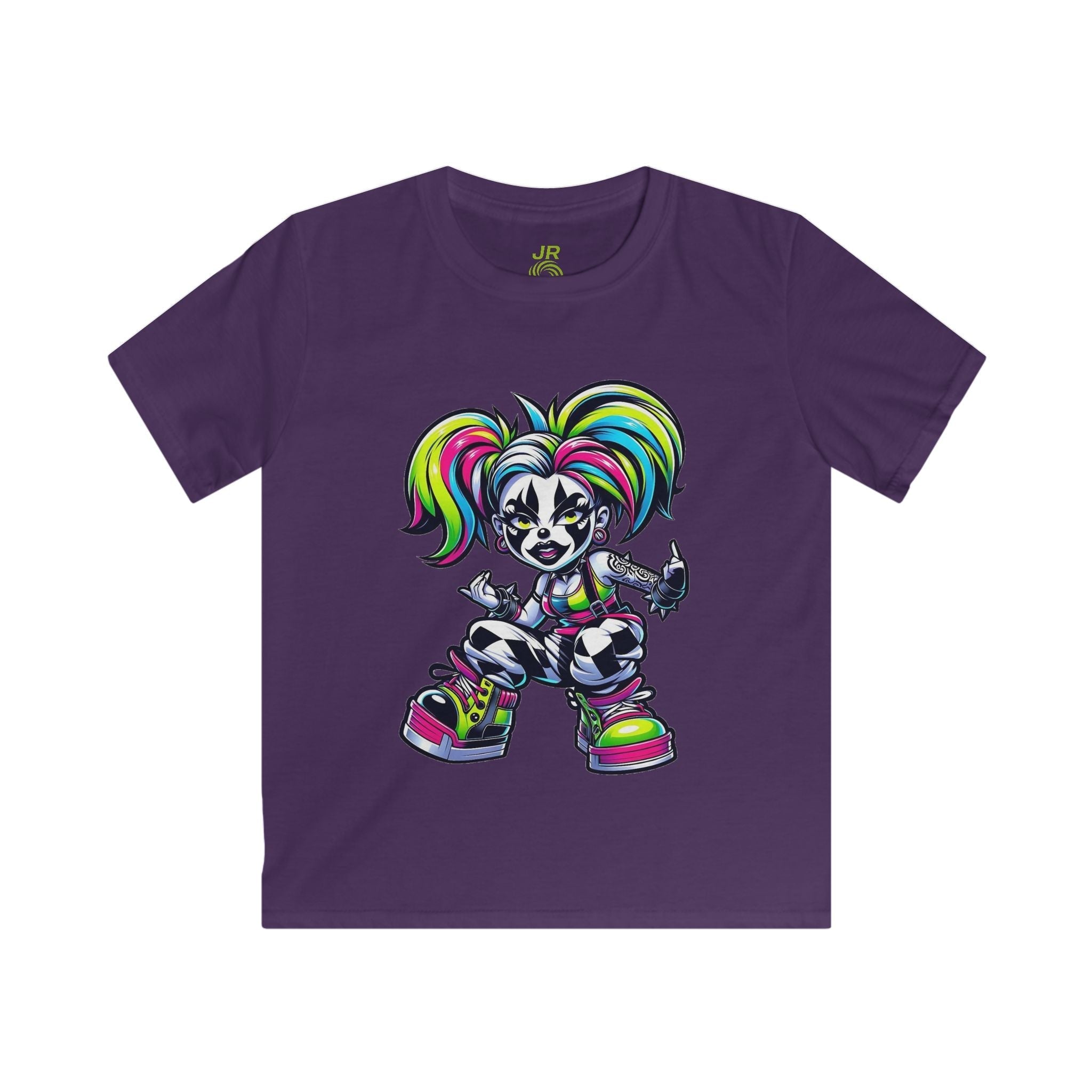 Colorful Kids Graphic Tee, Youth T-Shirt, Funky Tees for Kids, Unique Gift for Birthdays, Carnival or Halloween Printify