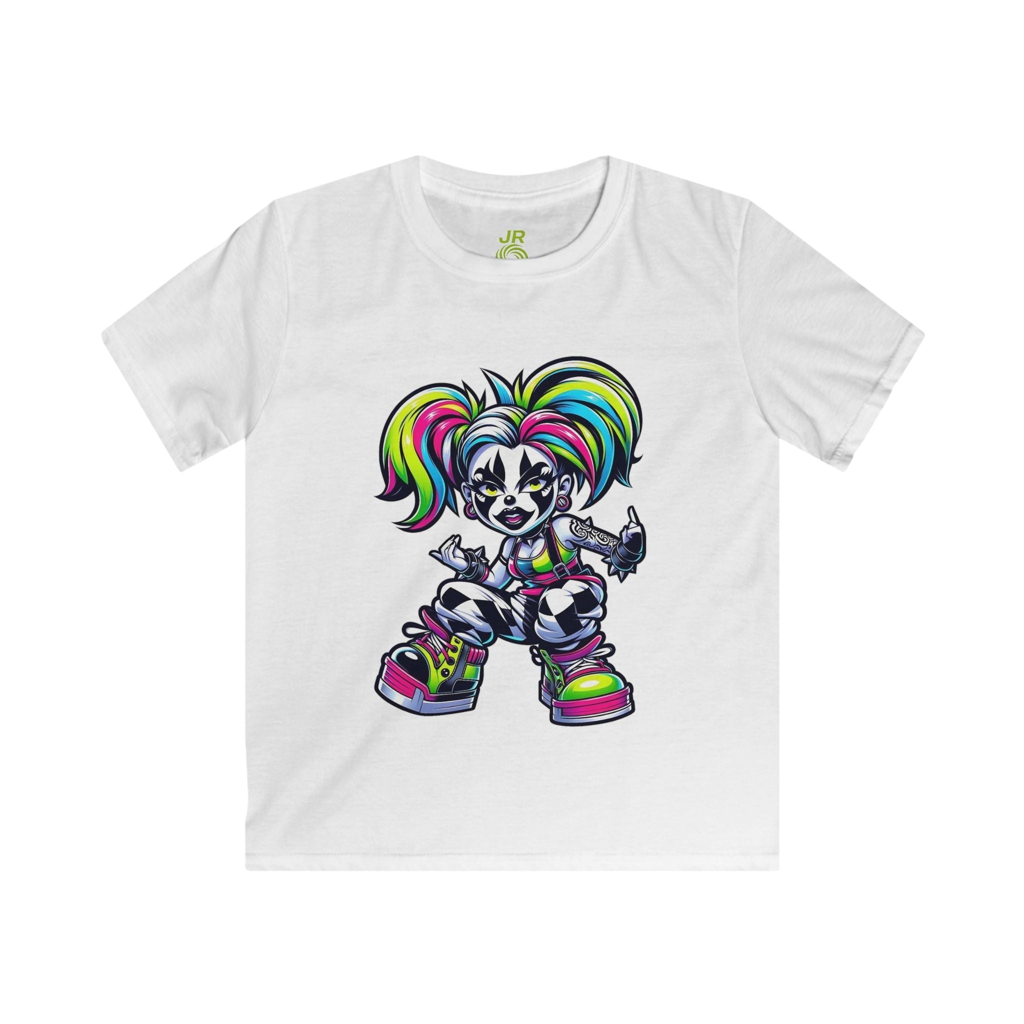Colorful Kids Graphic Tee, Youth T-Shirt, Funky Tees for Kids, Unique Gift for Birthdays, Carnival or Halloween Printify