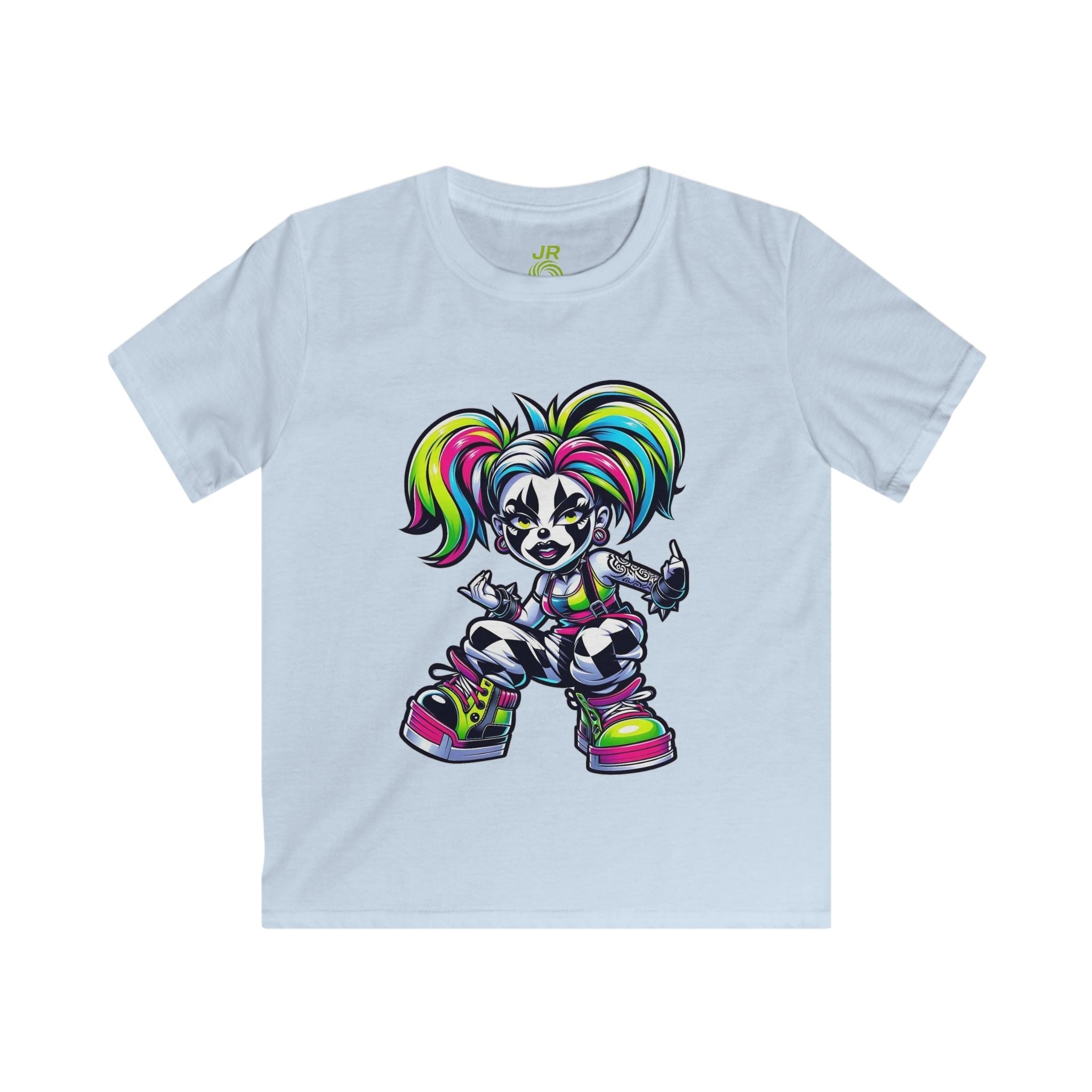 Colorful Kids Graphic Tee, Youth T-Shirt, Funky Tees for Kids, Unique Gift for Birthdays, Carnival or Halloween Printify