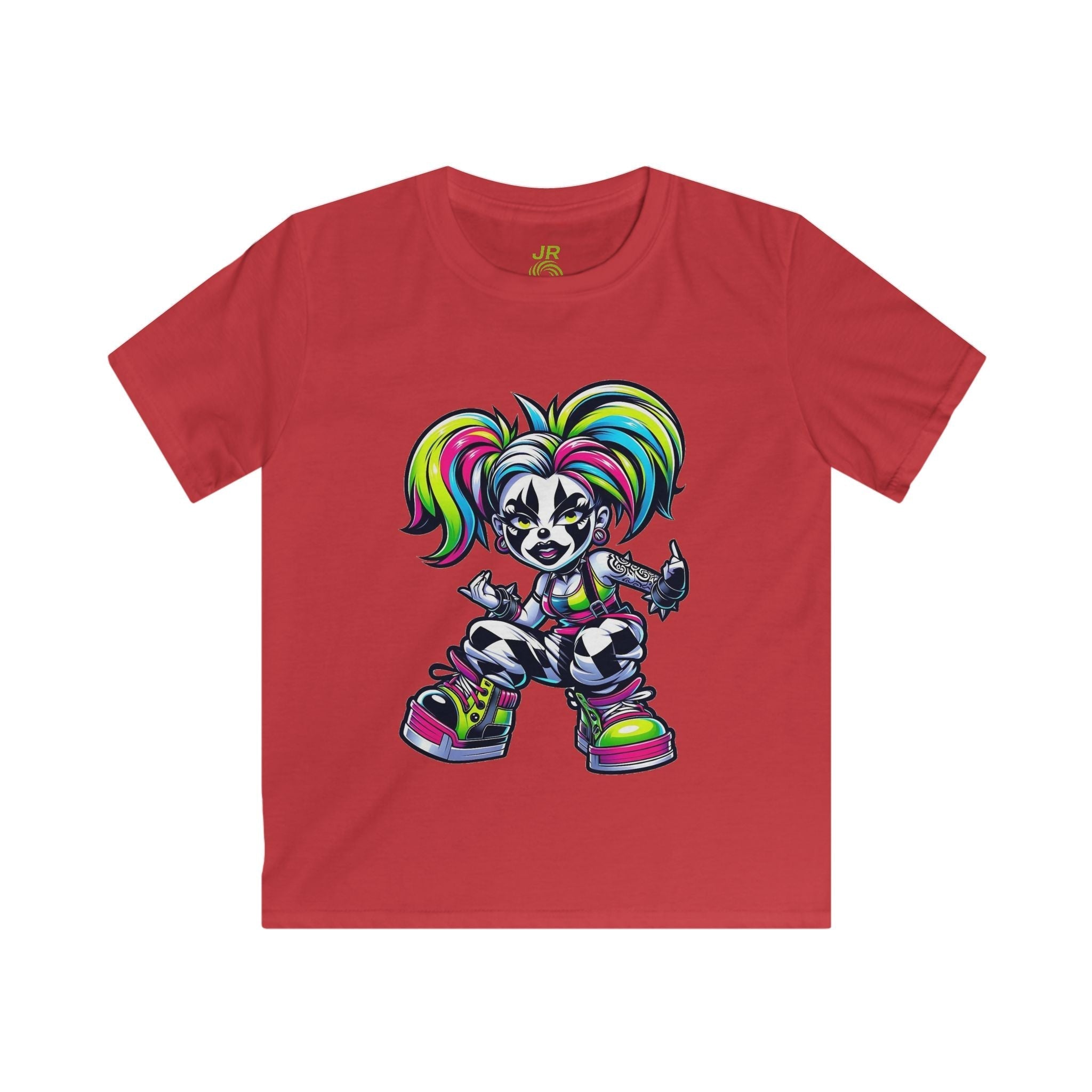 Colorful Kids Graphic Tee, Youth T-Shirt, Funky Tees for Kids, Unique Gift for Birthdays, Carnival or Halloween Printify